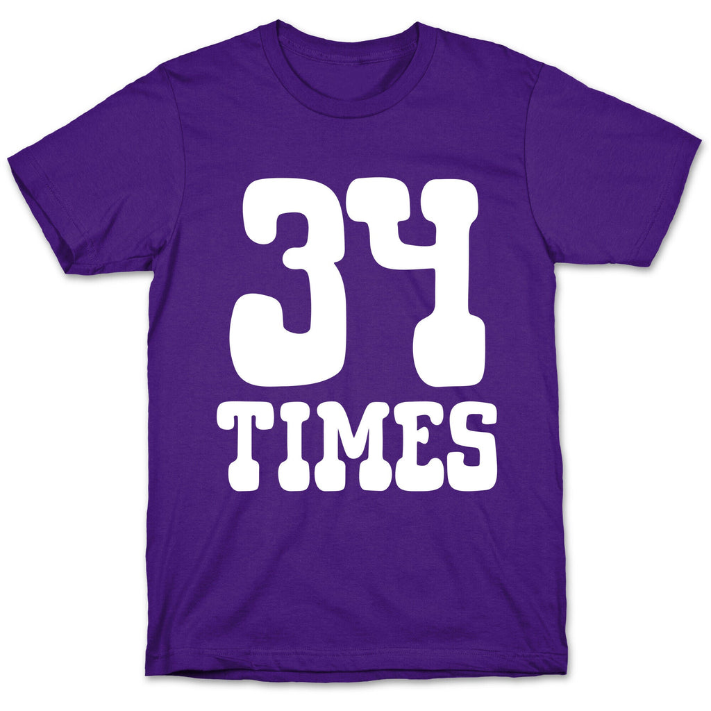 34 Times Trump Convicted T-Shirt Hoodie, Sweatshirt | CoreVibeTees.com (Image 5)
