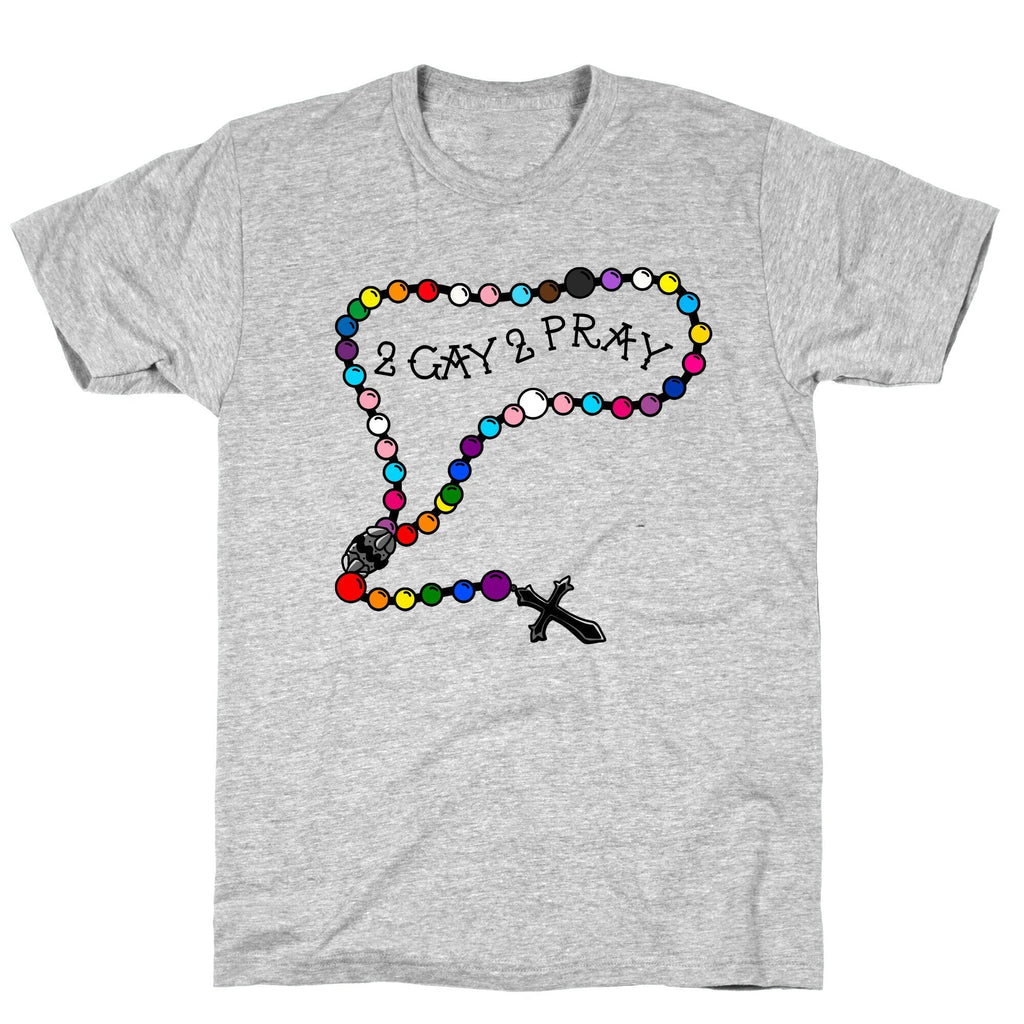 2 Gay 2 Pray T-Shirt Hoodie, Sweatshirt | CoreVibeTees.com (Image 3)
