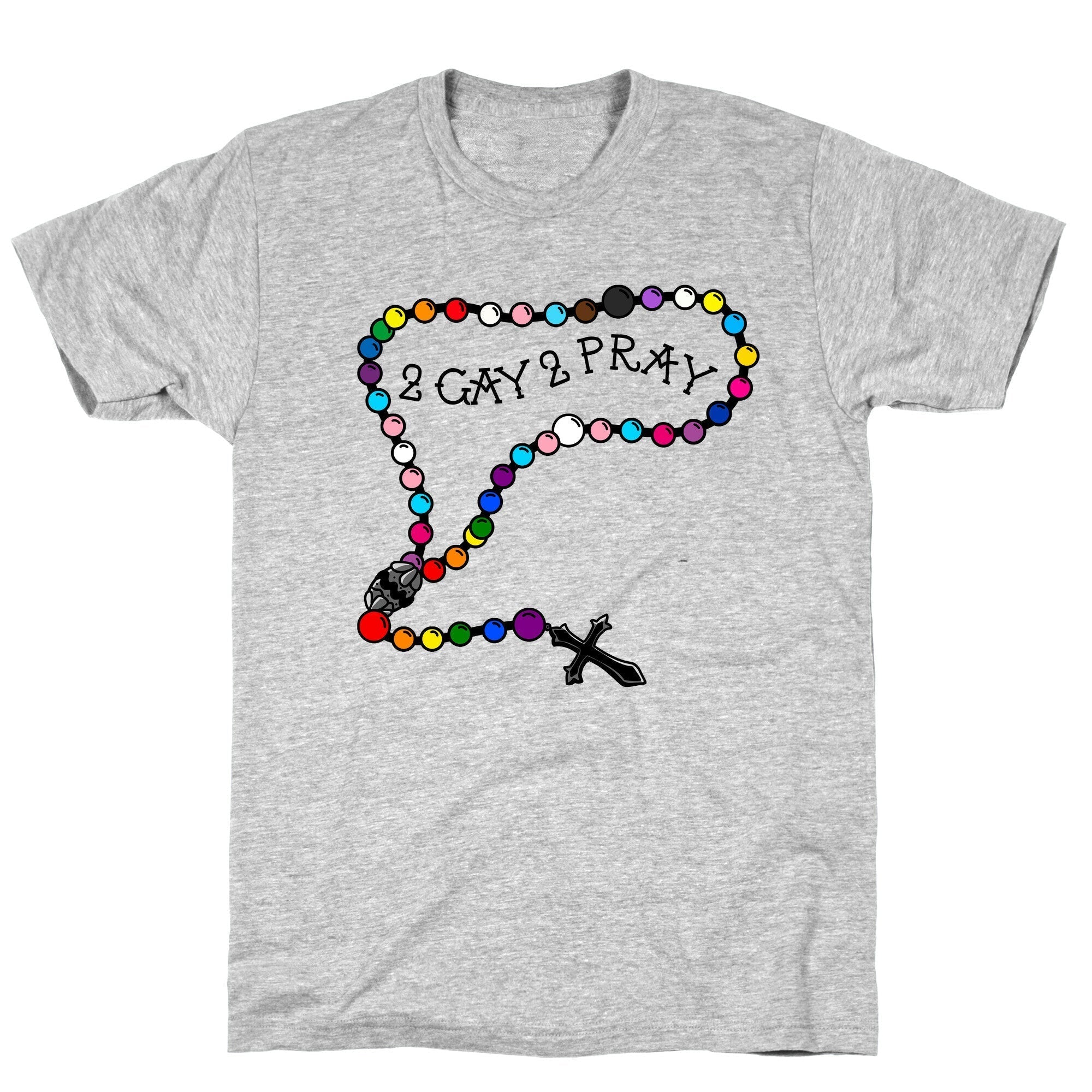 2 Gay 2 Pray T-Shirt Hoodie, Sweatshirt | CoreVibeTees.com (Image 3)