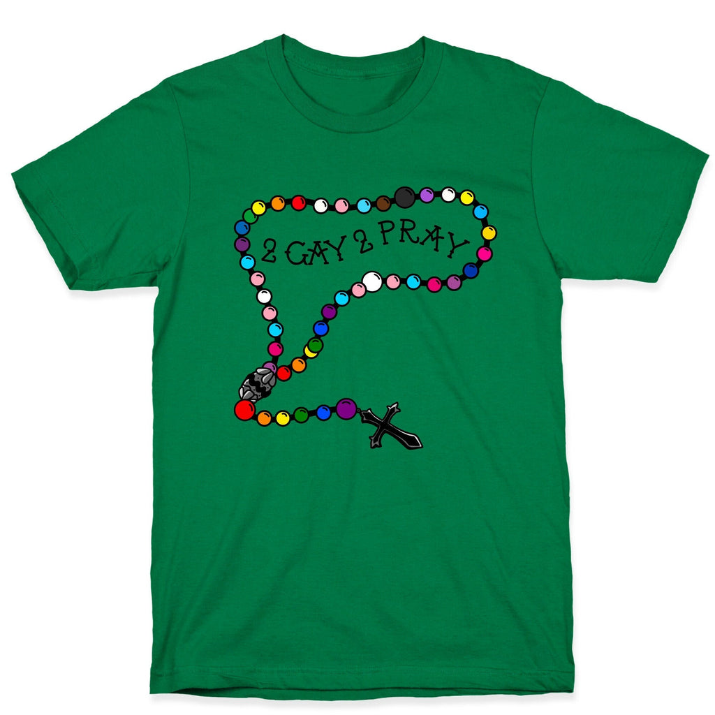 2 Gay 2 Pray T-Shirt Hoodie, Sweatshirt | CoreVibeTees.com (Image 4)