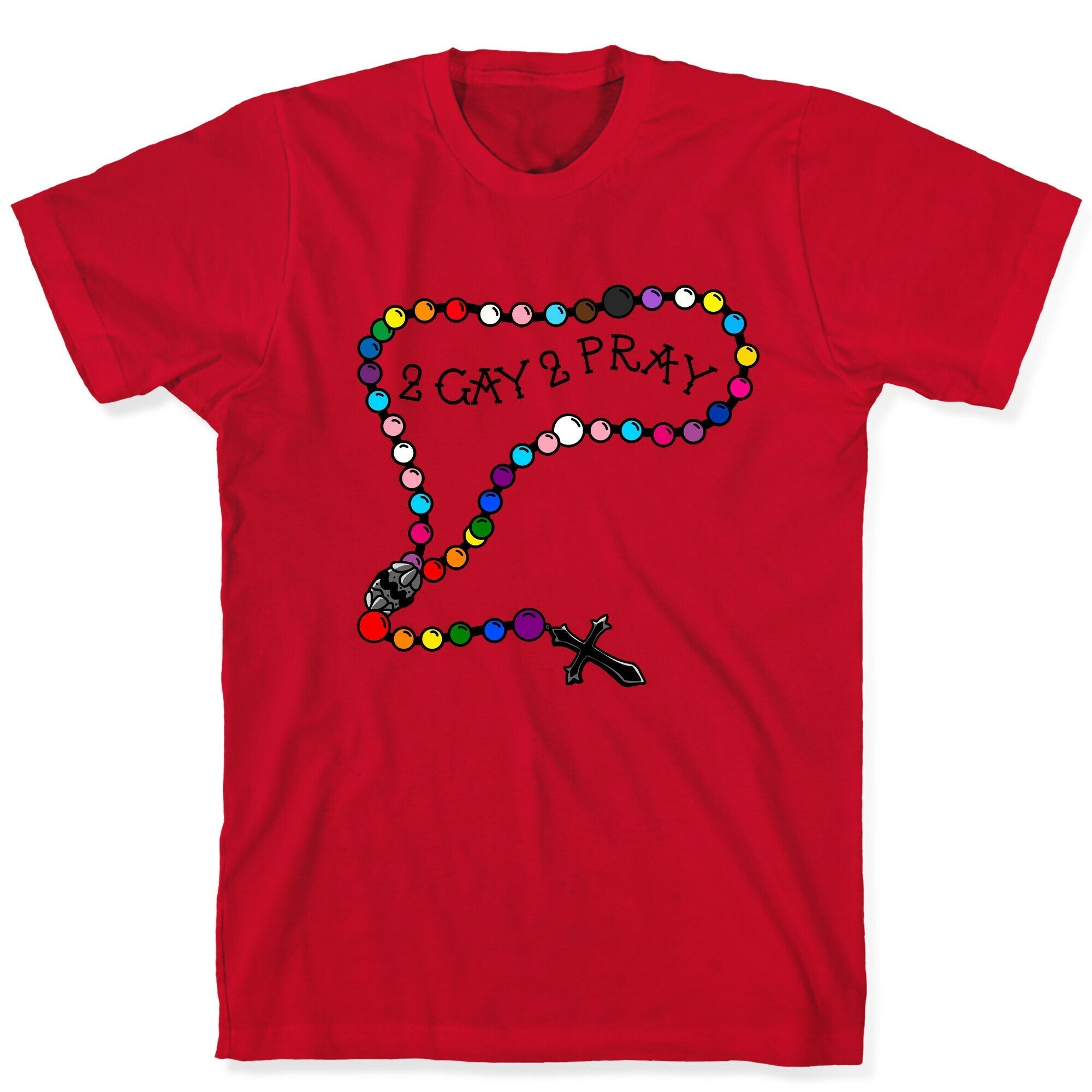 2 Gay 2 Pray T-Shirt Hoodie, Sweatshirt | CoreVibeTees.com (Image 5)