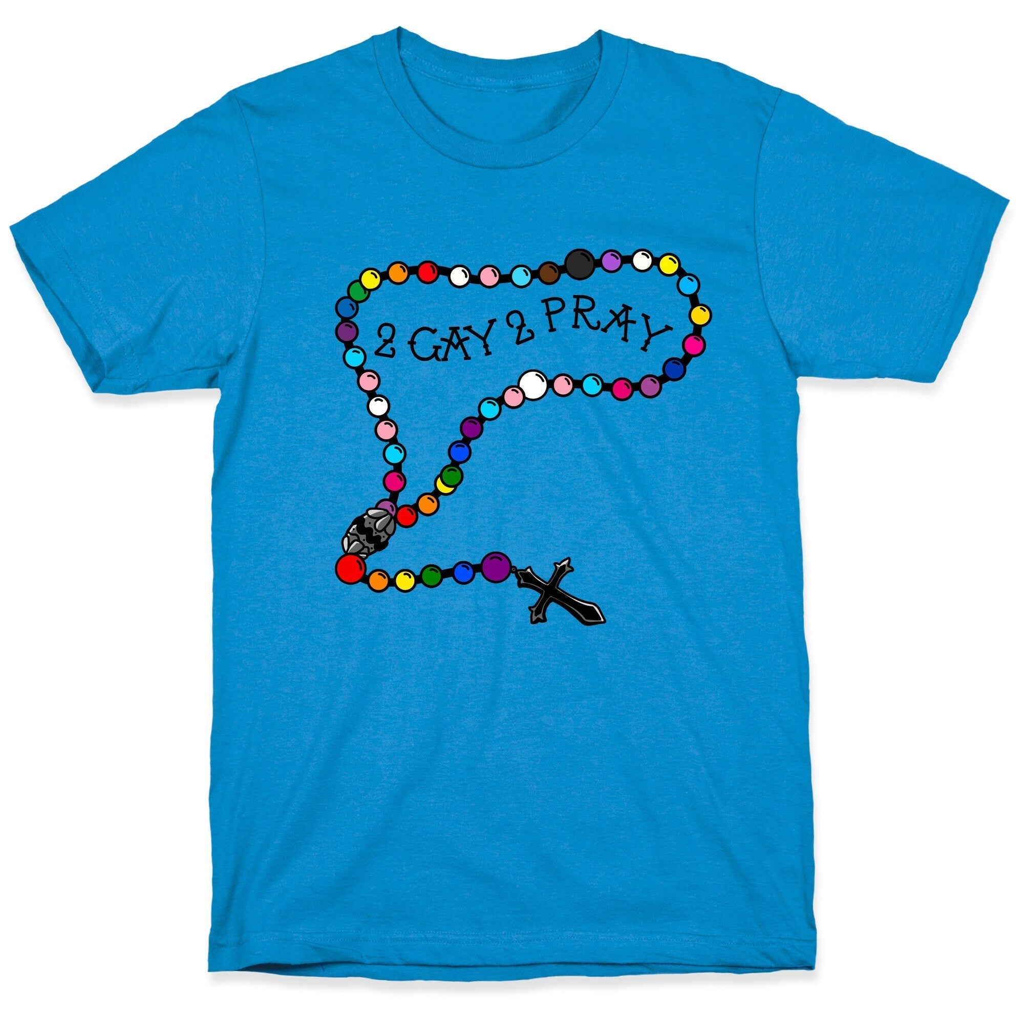 2 Gay 2 Pray T-Shirt Hoodie, Sweatshirt | CoreVibeTees.com (Image 1)