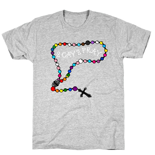 2 Gay 2 Pray T-Shirt Style001 Hoodie, Sweatshirt | CoreVibeTees.com (Image 2)