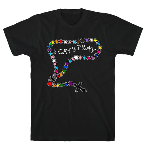 2 Gay 2 Pray T-Shirt Style001 Hoodie, Sweatshirt | CoreVibeTees.com (Image 1)