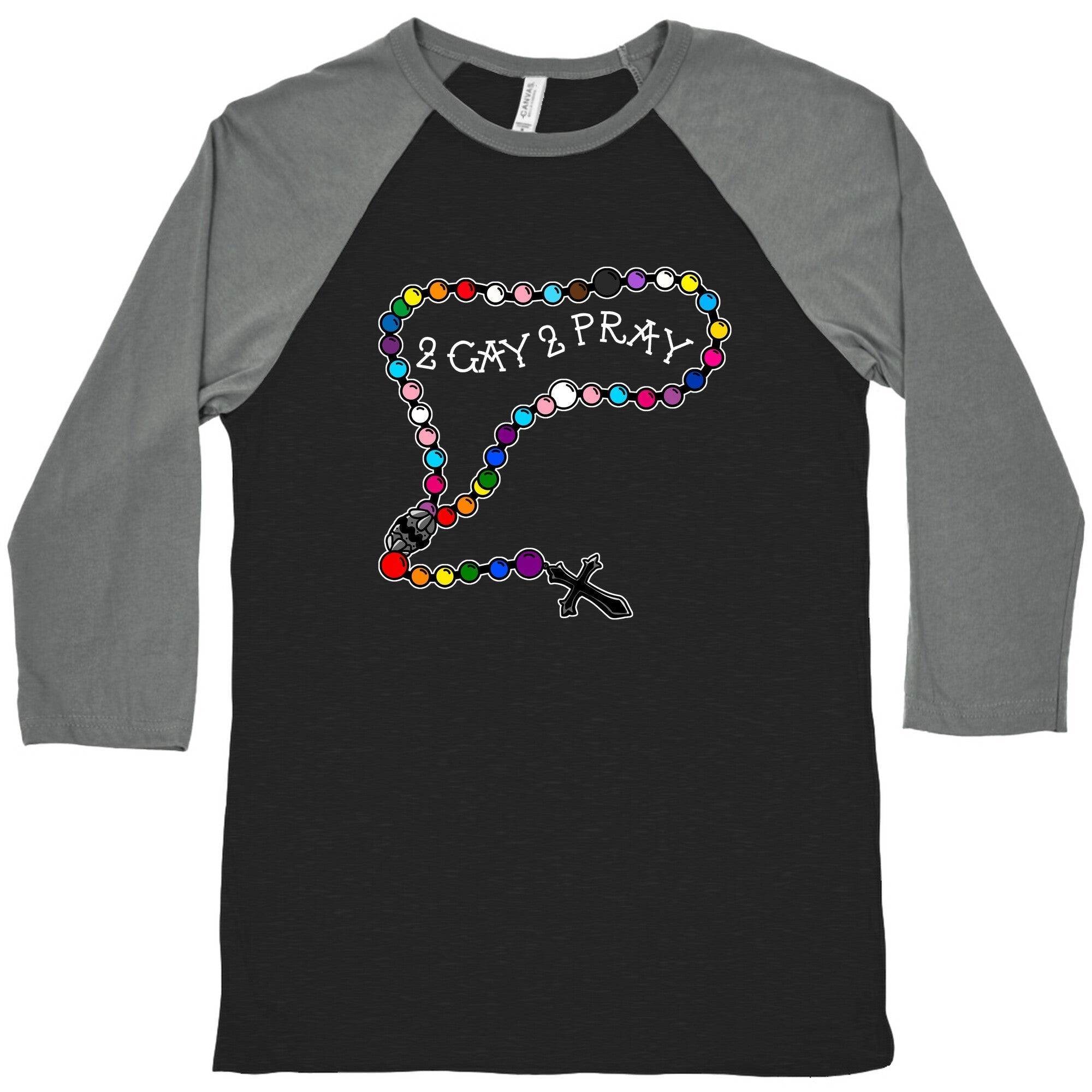 2 Gay 2 Pray Baseball Tee Hoodie, Sweatshirt | CoreVibeTees.com (Image 3)
