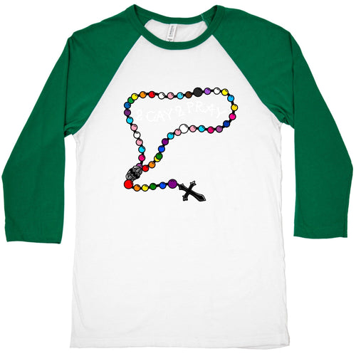 2 Gay 2 Pray Baseball Tee Hoodie, Sweatshirt | CoreVibeTees.com (Image 2)