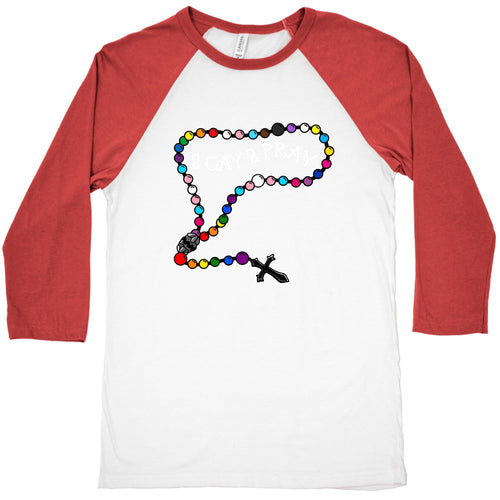 2 Gay 2 Pray Baseball Tee Hoodie, Sweatshirt | CoreVibeTees.com (Image 1)