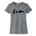 Electrocution Over Shark Trump Womens Cotton Tee Hoodie, Sweatshirt | CoreVibeTees.com (Image 1)