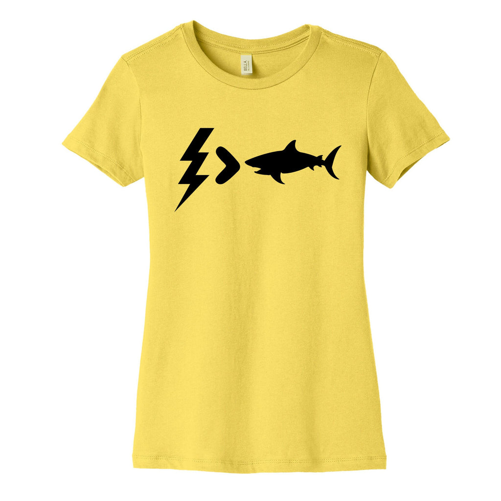 Electrocution Over Shark Trump Womens Cotton Tee Hoodie, Sweatshirt | CoreVibeTees.com (Image 3)