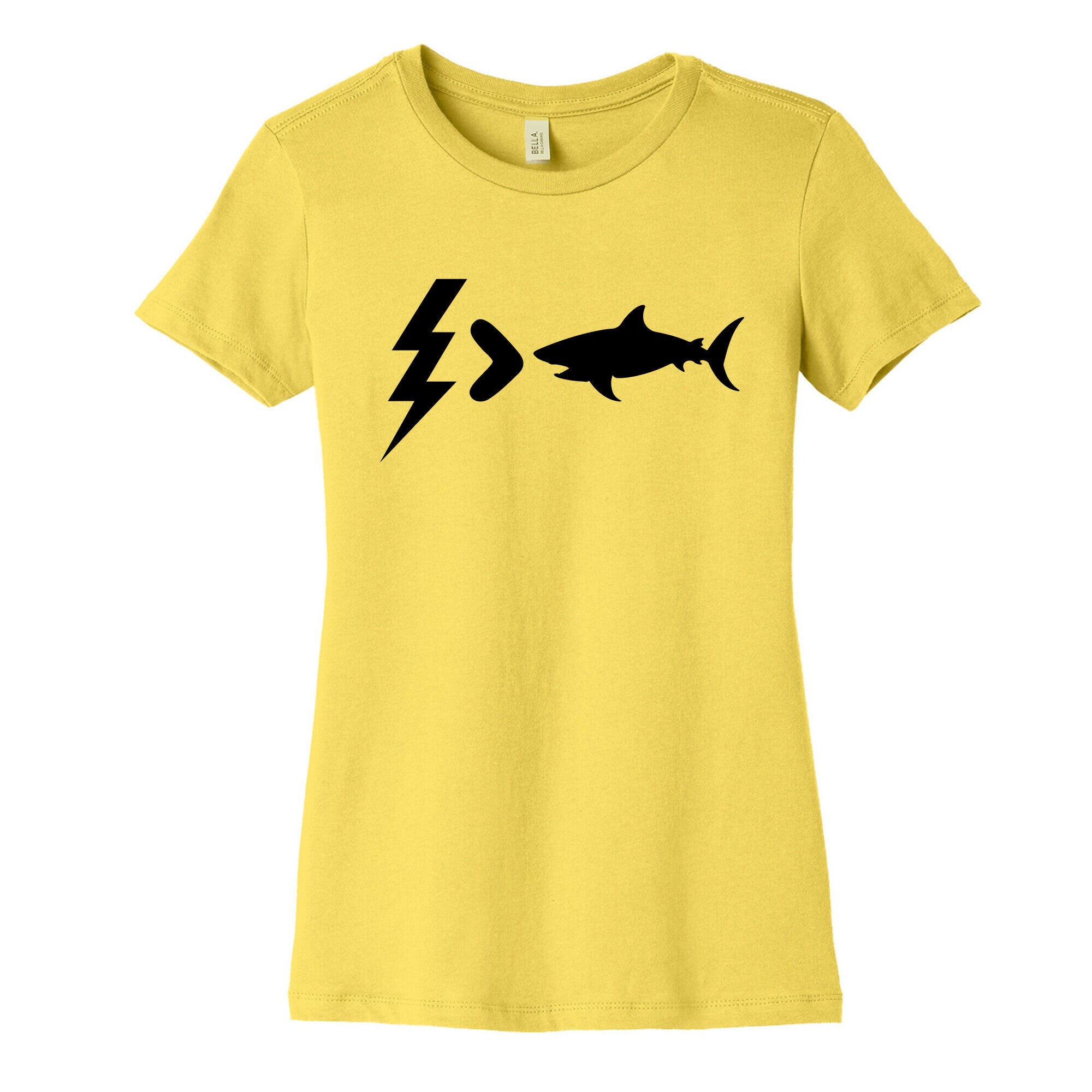 Electrocution Over Shark Trump Womens Cotton Tee Hoodie, Sweatshirt | CoreVibeTees.com (Image 3)