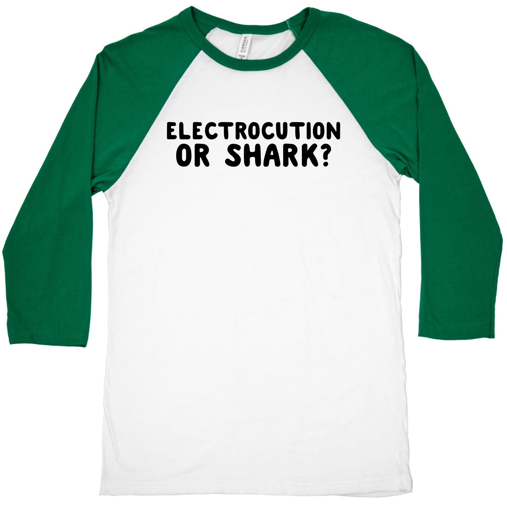 Electrocution or Shark? Trump Baseball Tee Hoodie, Sweatshirt | CoreVibeTees.com (Image 2)
