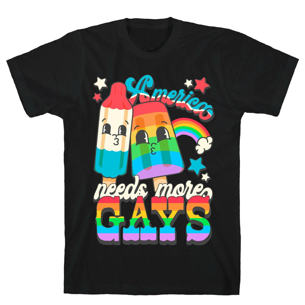 America Needs More Gays T-Shirt Style001 Hoodie, Sweatshirt | CoreVibeTees.com (Image 1)
