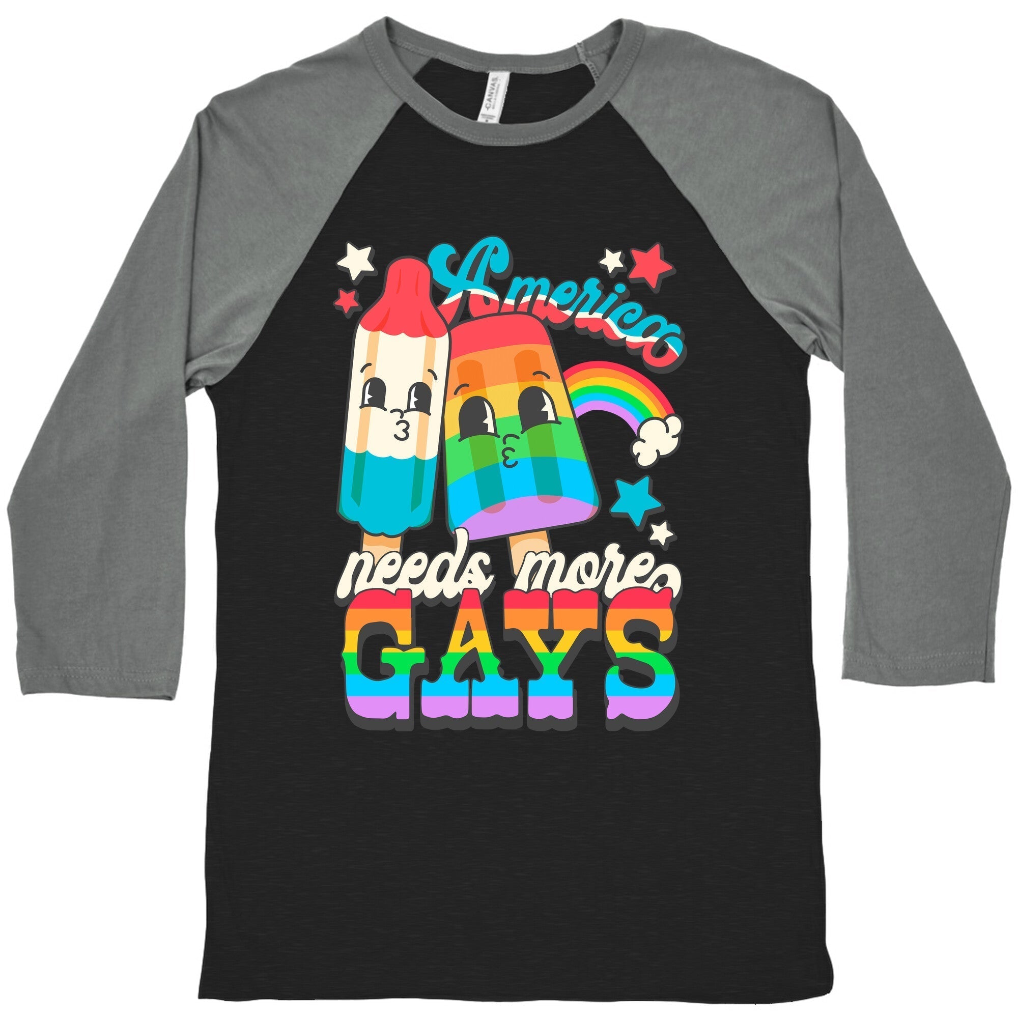 America Needs More Gays Baseball Tee Style001 Hoodie, Sweatshirt | CoreVibeTees.com (Image 3)