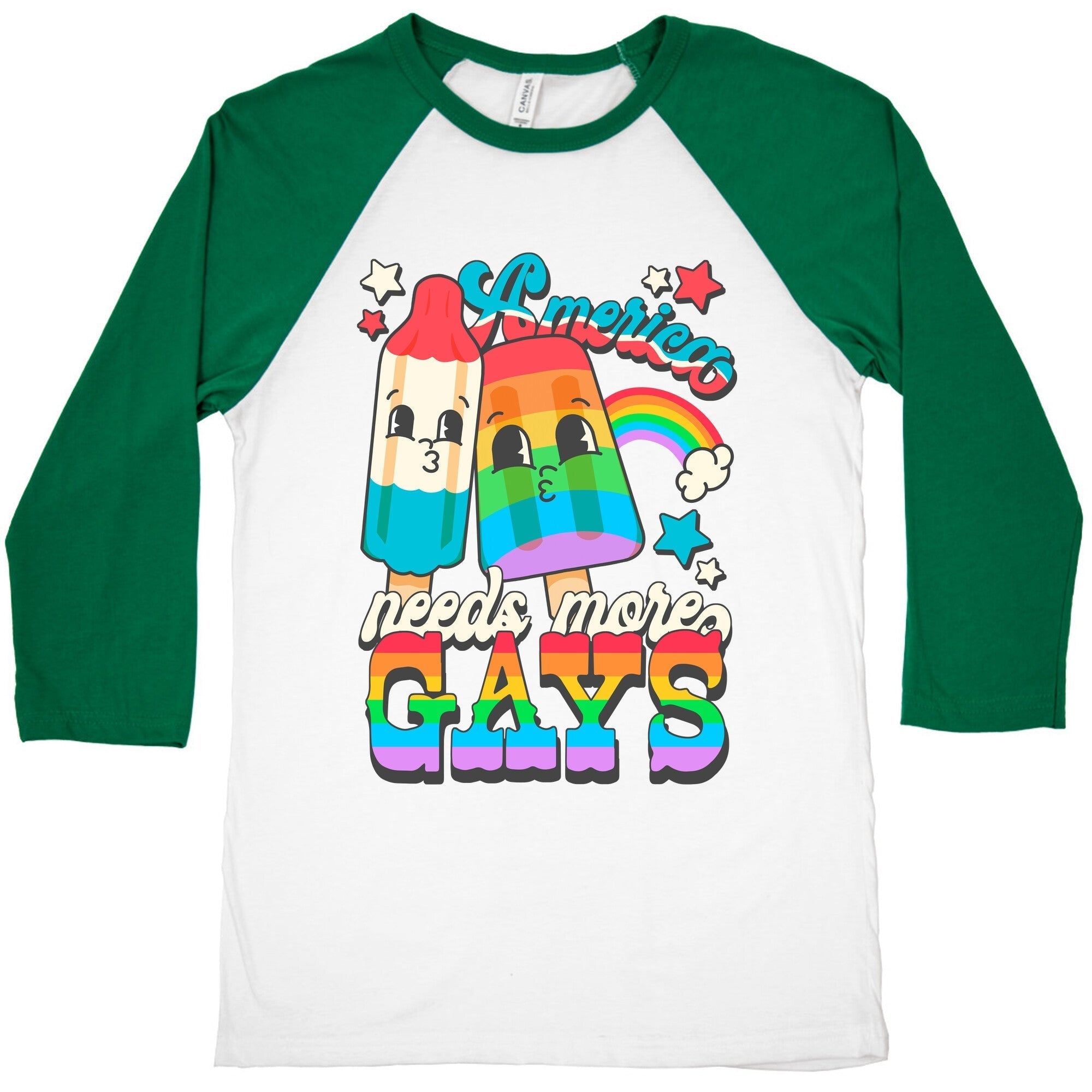 America Needs More Gays Baseball Tee Style001 Hoodie, Sweatshirt | CoreVibeTees.com (Image 2)