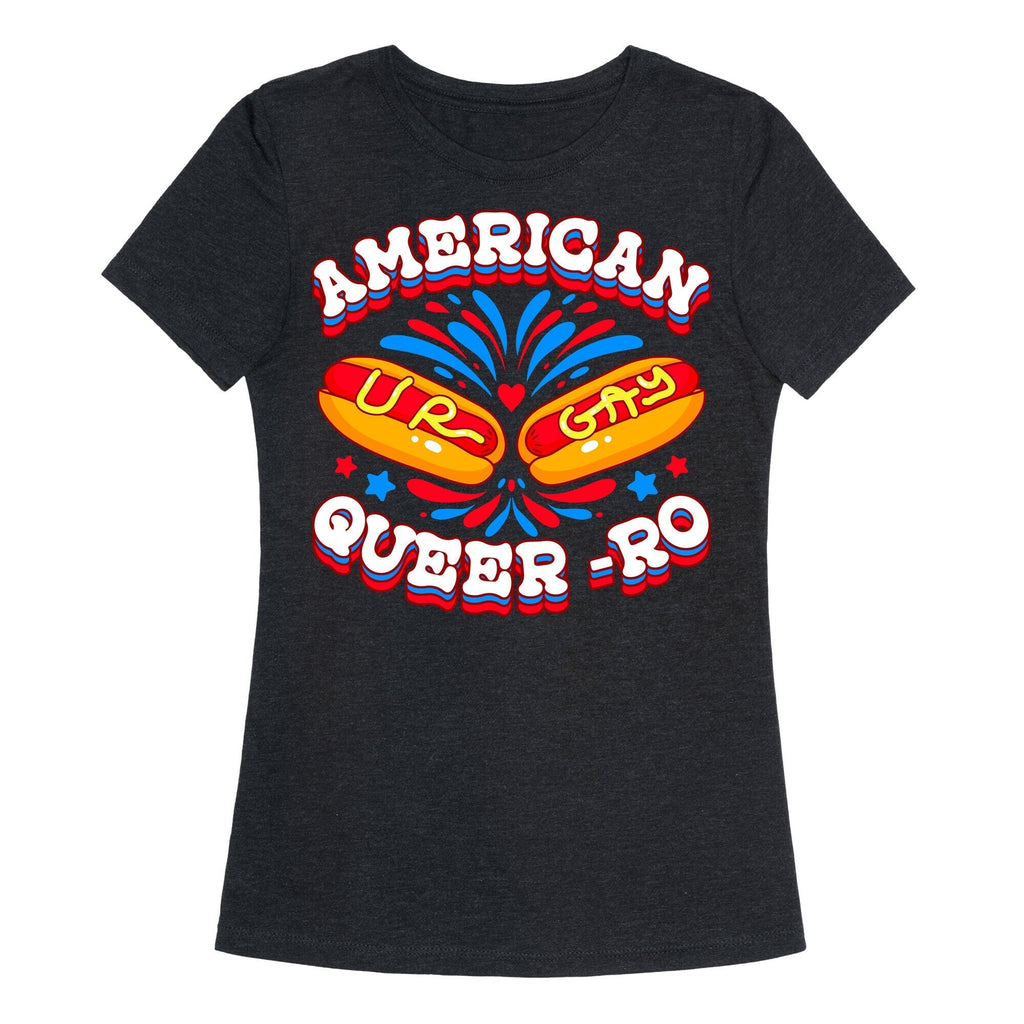 America Queer-Ro Womens Triblend Tee Hoodie, Sweatshirt | CoreVibeTees.com (Image 5)