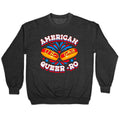 America Queer-Ro Crewneck Sweatshirt T-Shirts, Hoodie | CoreVibeTees.com (Image 1)