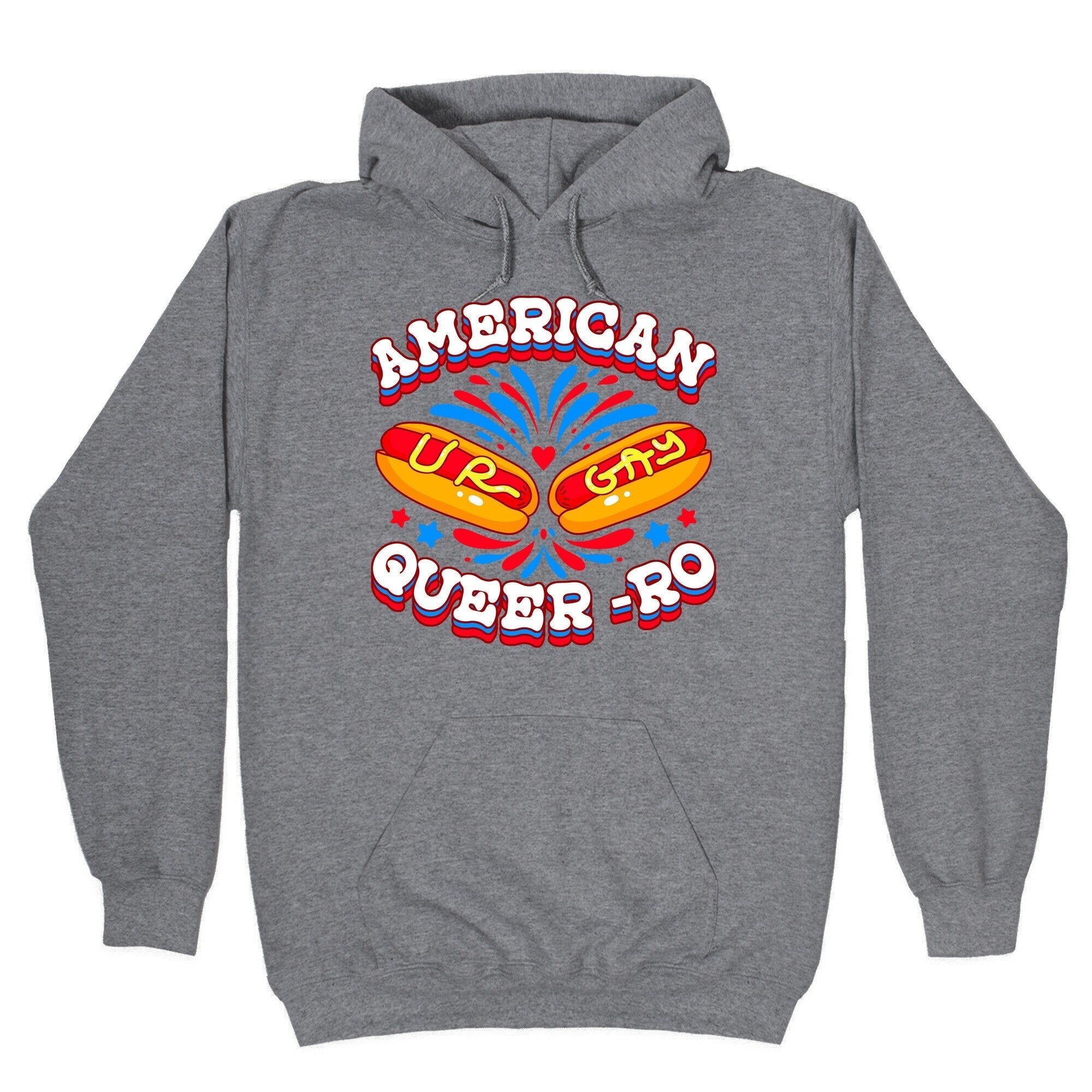 America Queer-Ro Hoodie T-Shirts, Sweatshirt | CoreVibeTees.com (Image 1)