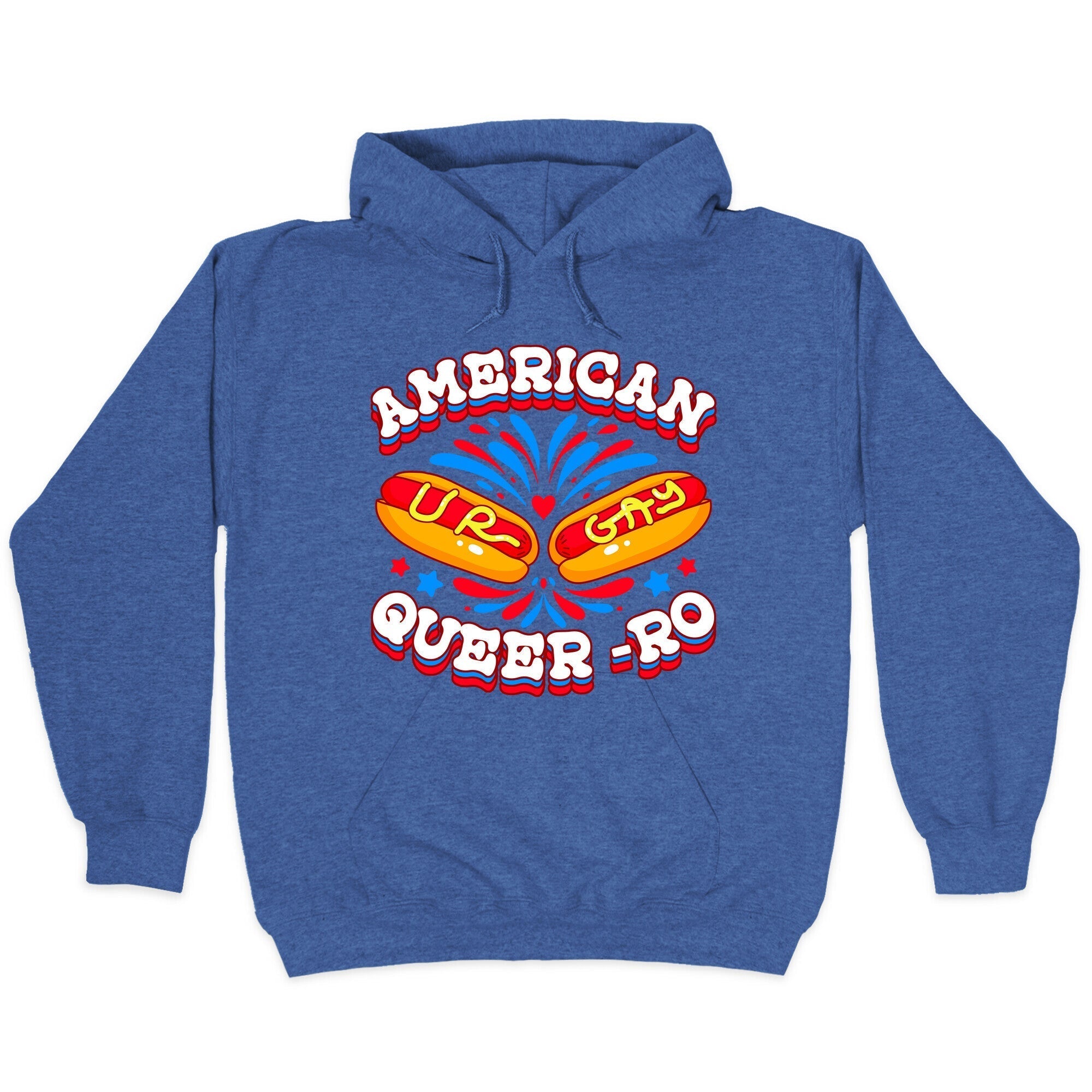 America Queer-Ro Hoodie T-Shirts, Sweatshirt | CoreVibeTees.com (Image 2)