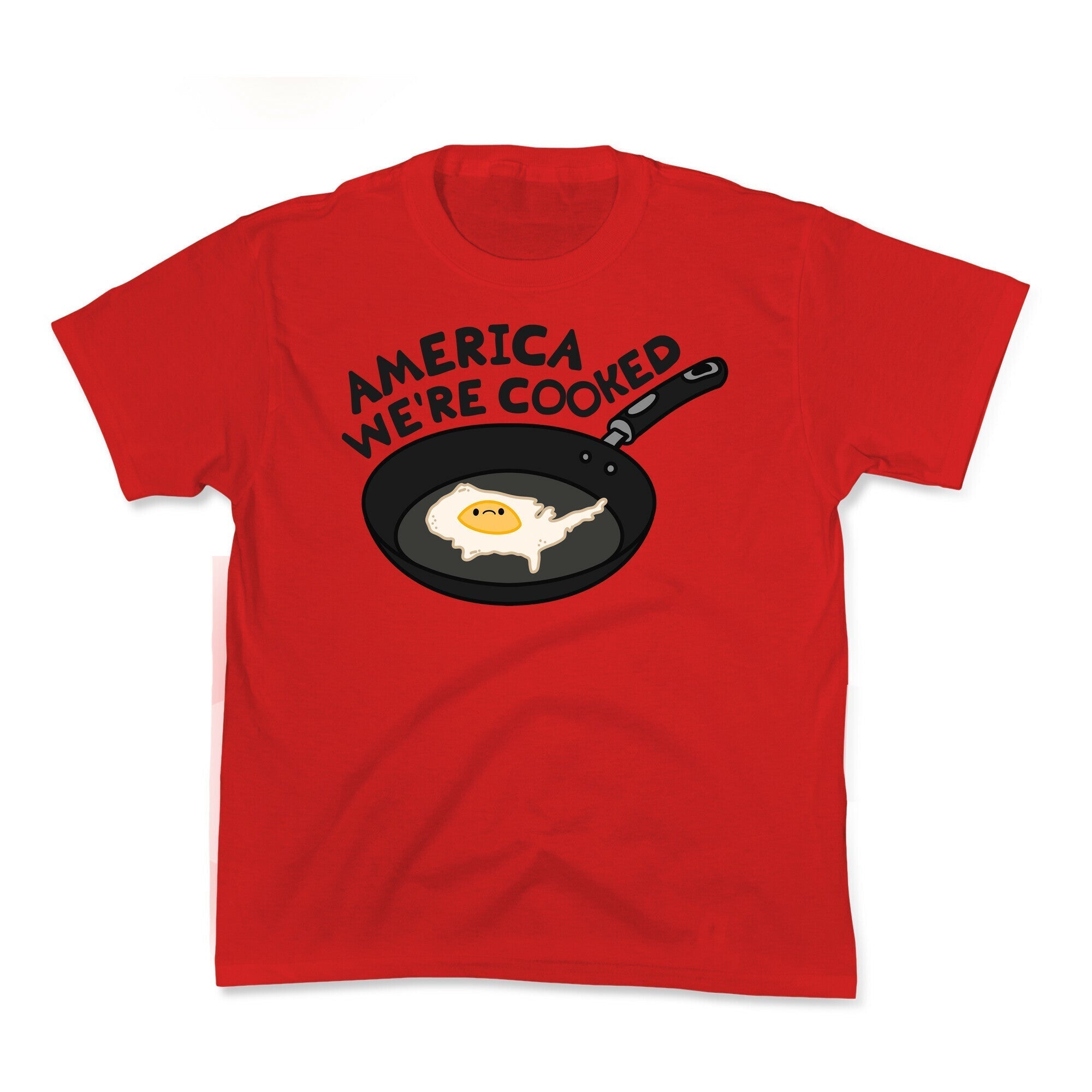America Were Cooked Kids Tee Hoodie, Sweatshirt | CoreVibeTees.com (Image 1)