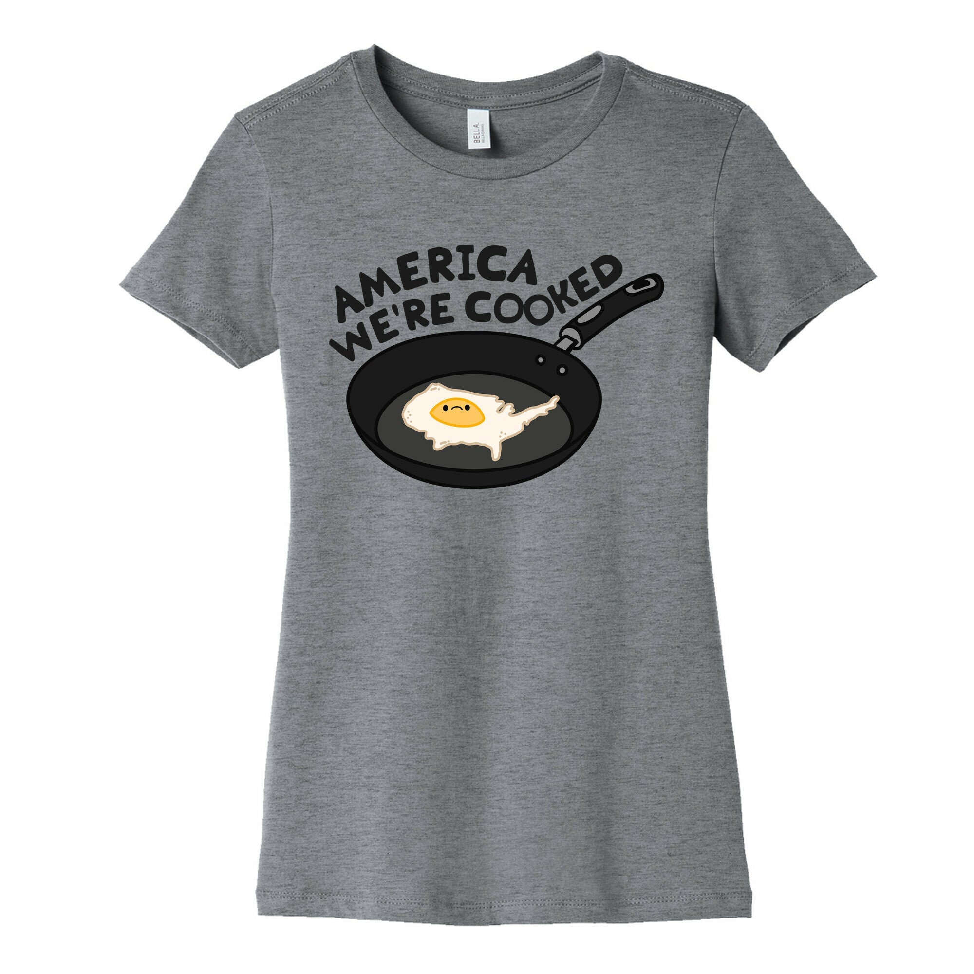 America Were Cooked Womens Cotton Tee Hoodie, Sweatshirt | CoreVibeTees.com (Image 1)
