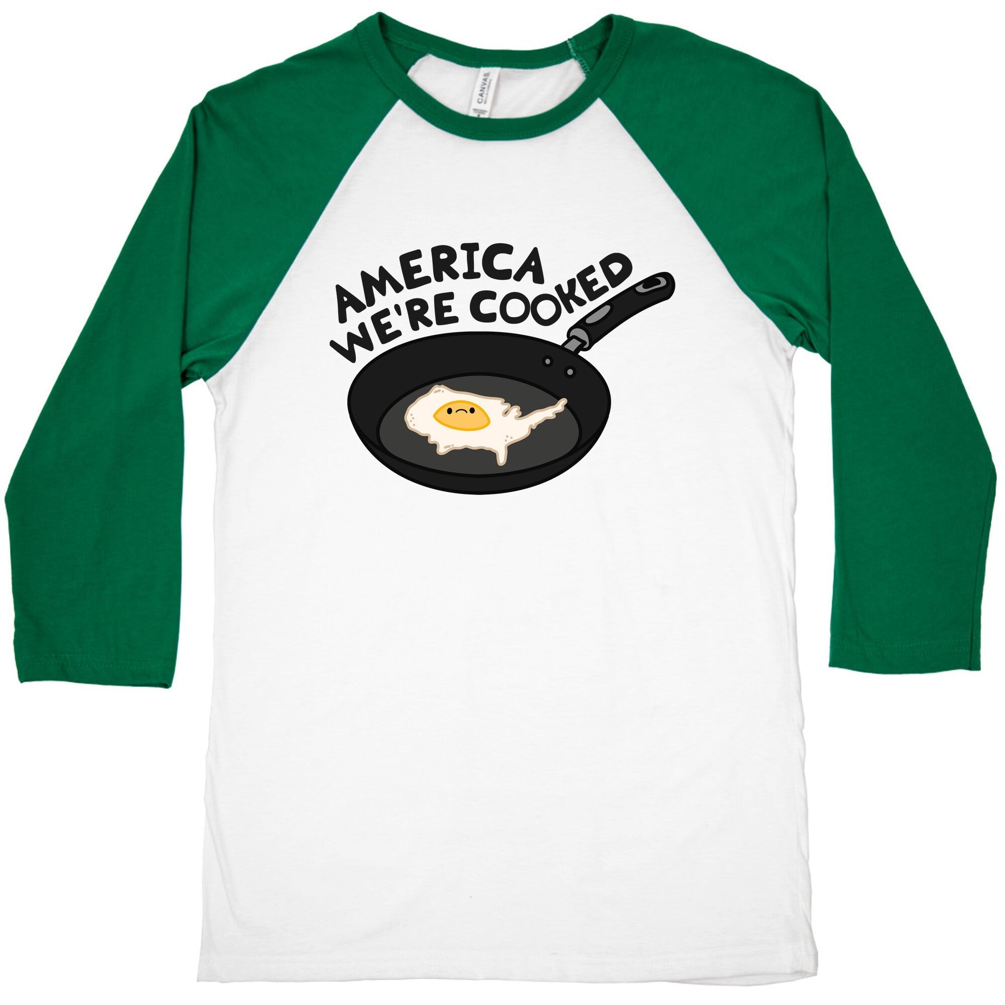 America Were Cooked Baseball Tee Hoodie, Sweatshirt | CoreVibeTees.com (Image 1)