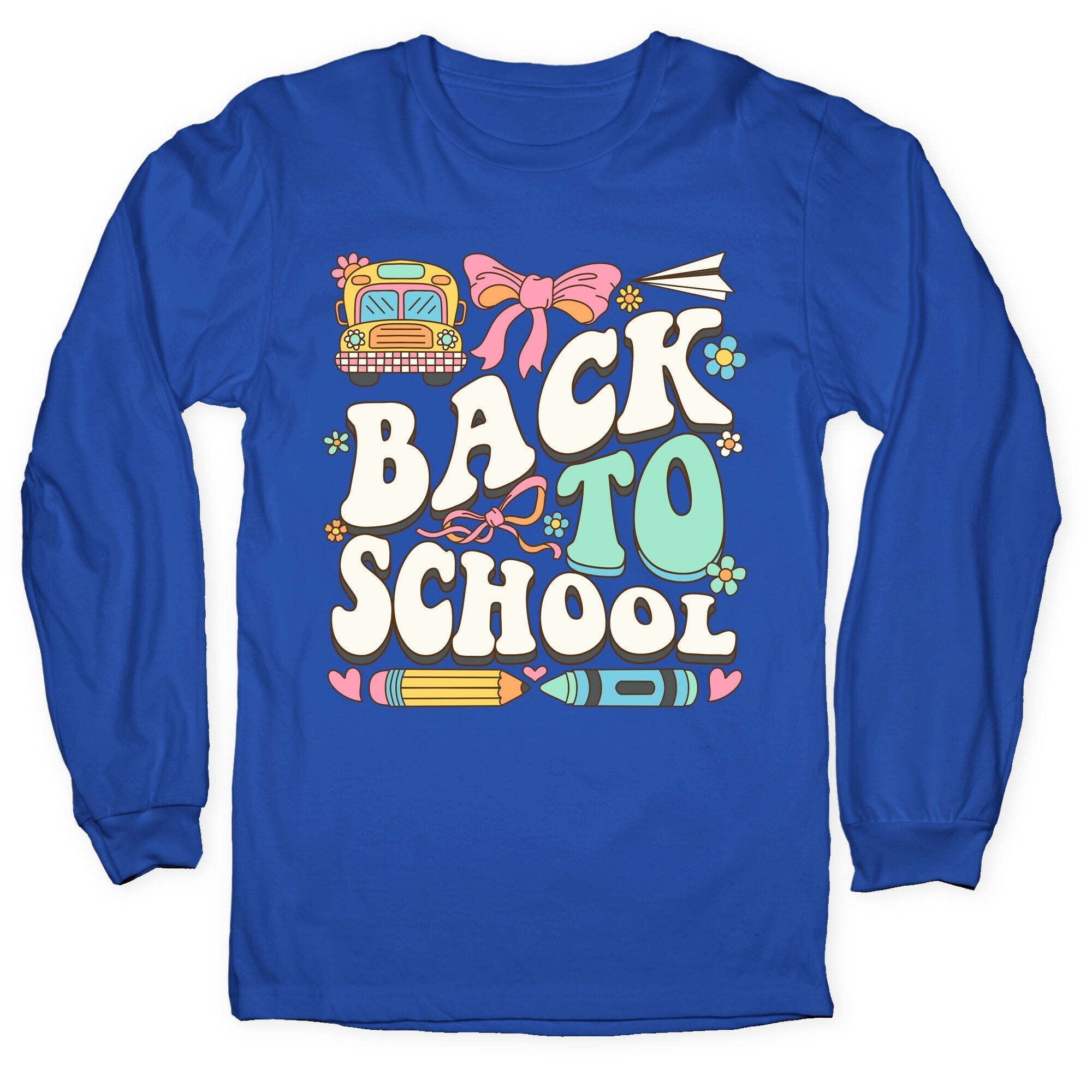 Back To School Longsleeve Tee Hoodie, Sweatshirt | CoreVibeTees.com (Image 4)
