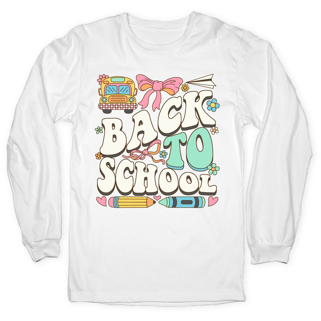 Back To School Longsleeve Tee Hoodie, Sweatshirt | CoreVibeTees.com (Image 5)