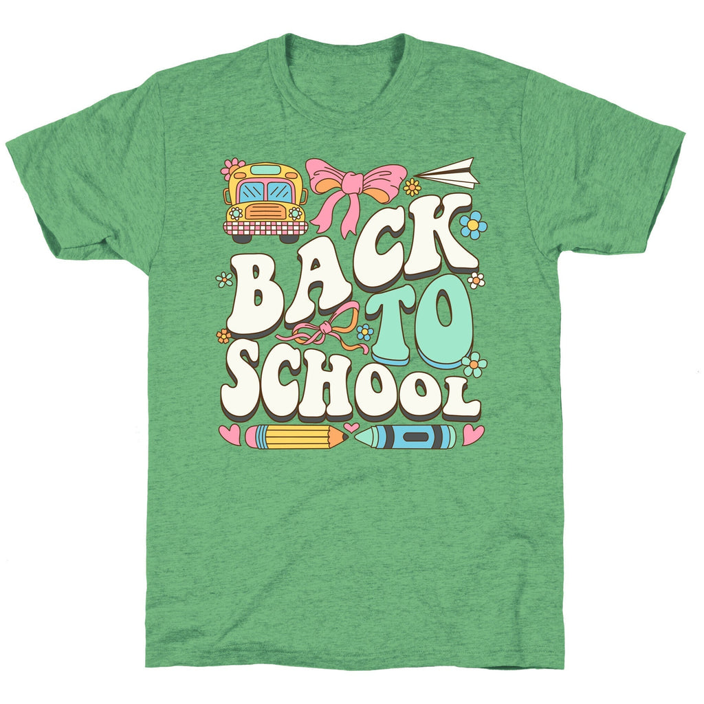 Back To School Unisex Triblend Tee Hoodie, Sweatshirt | CoreVibeTees.com (Image 1)