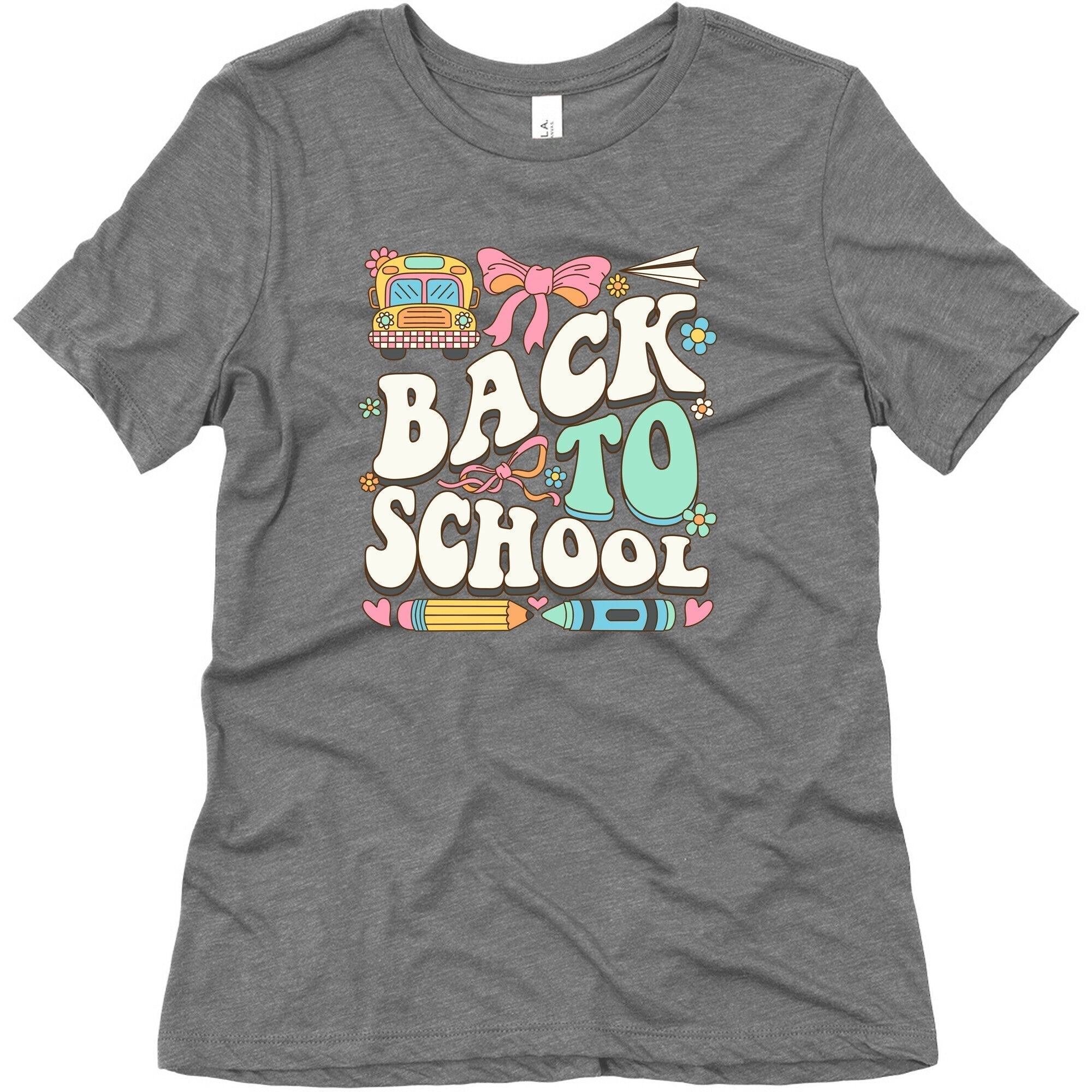 Back To School Womens Triblend Tee Hoodie, Sweatshirt | CoreVibeTees.com (Image 3)