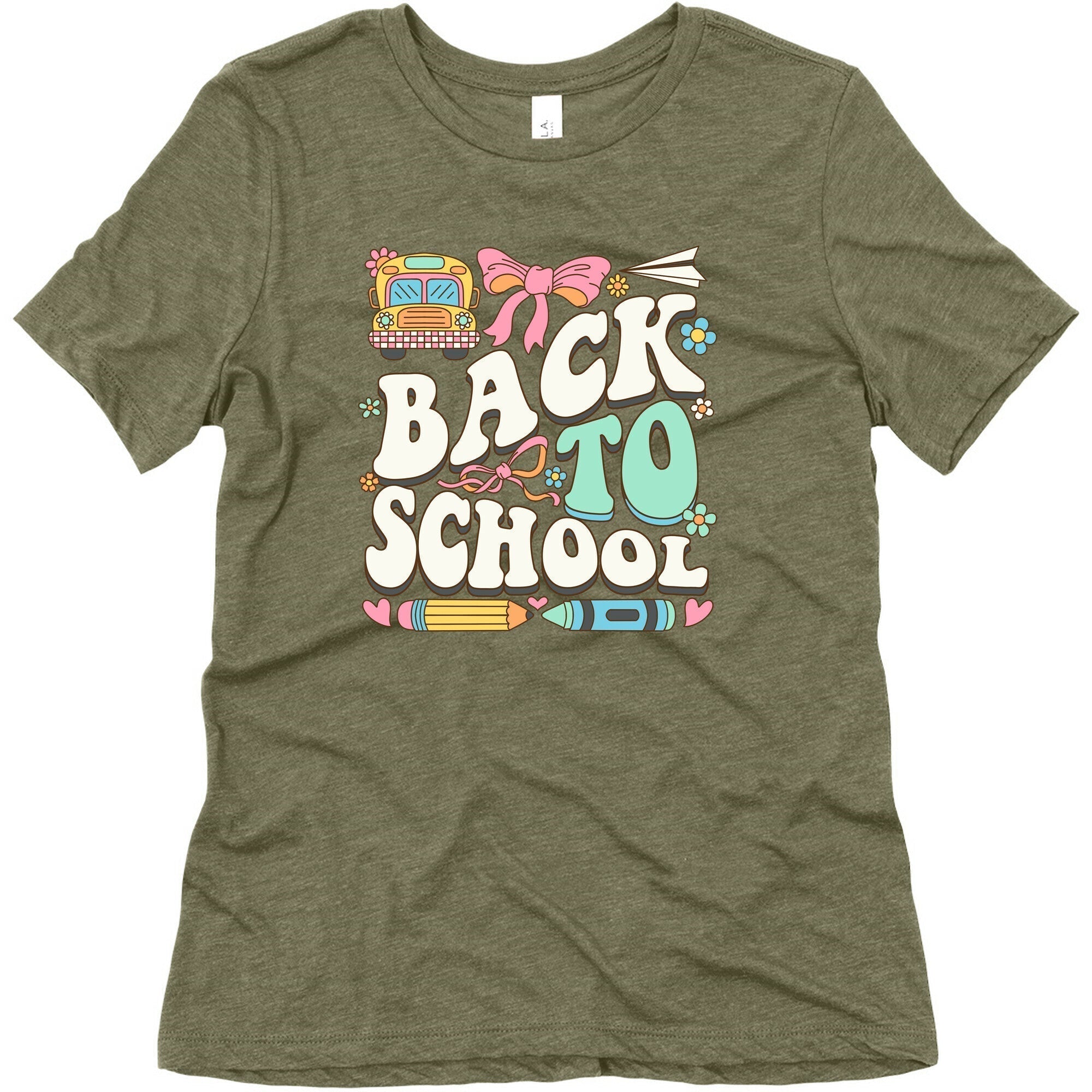 Back To School Womens Triblend Tee Hoodie, Sweatshirt | CoreVibeTees.com (Image 4)