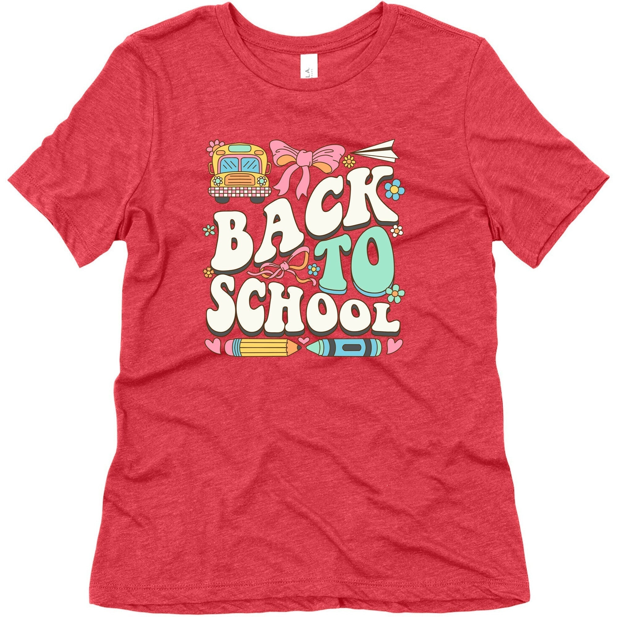 Back To School Womens Triblend Tee Hoodie, Sweatshirt | CoreVibeTees.com (Image 5)