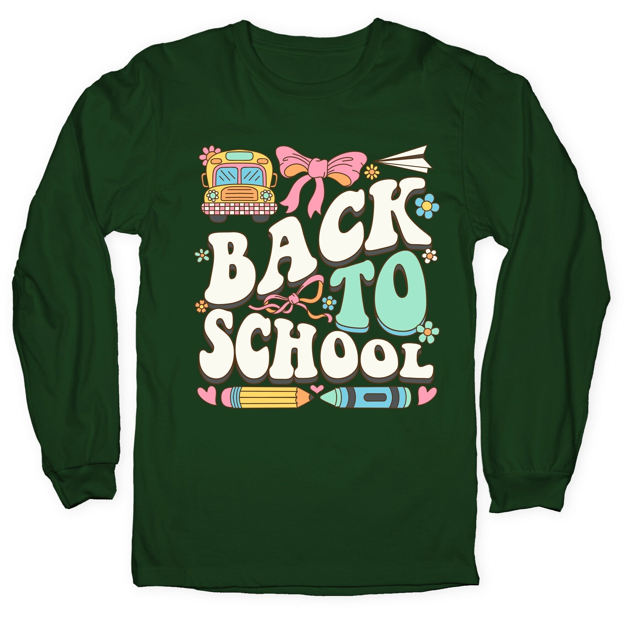 Back To School Longsleeve Tee Style001 Hoodie, Sweatshirt | CoreVibeTees.com (Image 4)