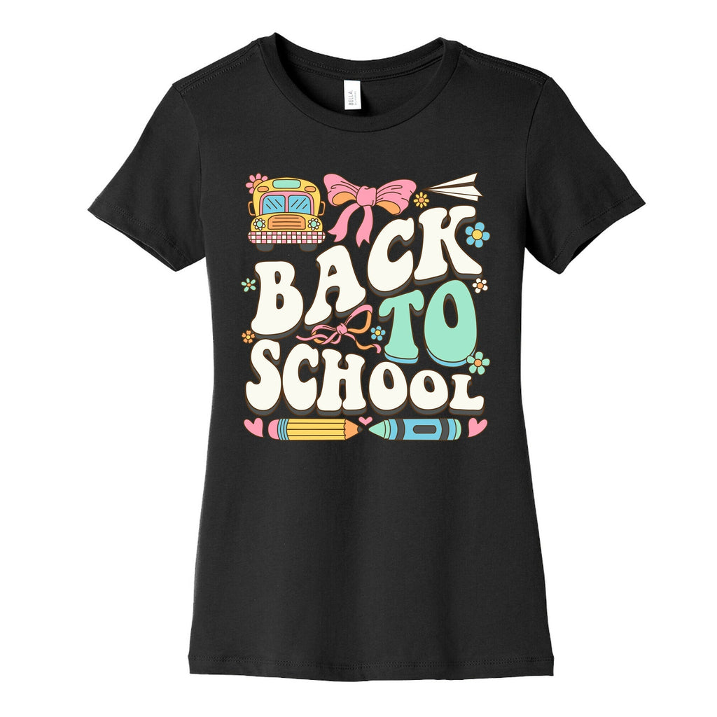 Back To School Womens Cotton Tee Style001 Hoodie, Sweatshirt | CoreVibeTees.com (Image 3)
