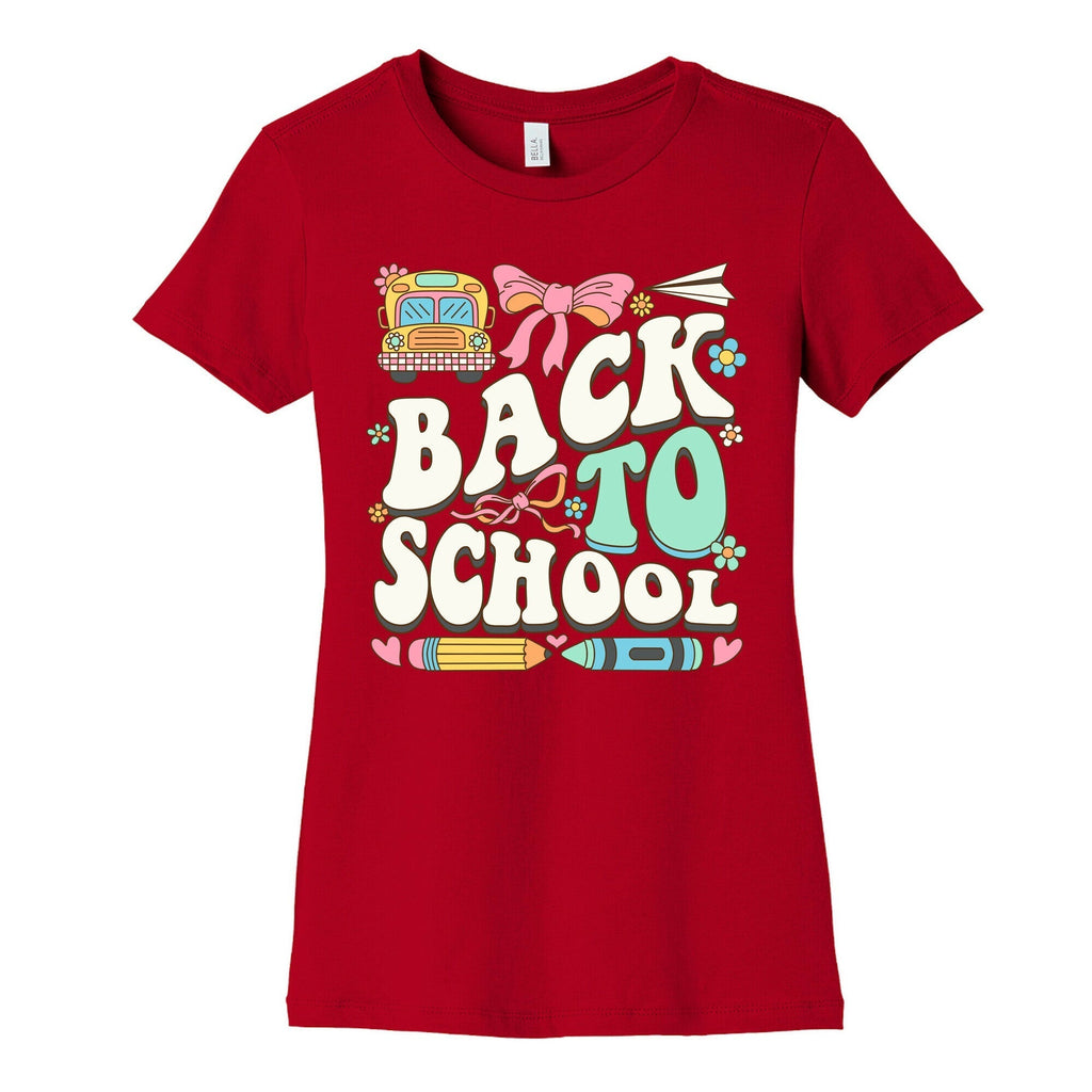 Back To School Womens Cotton Tee Style001 Hoodie, Sweatshirt | CoreVibeTees.com (Image 4)