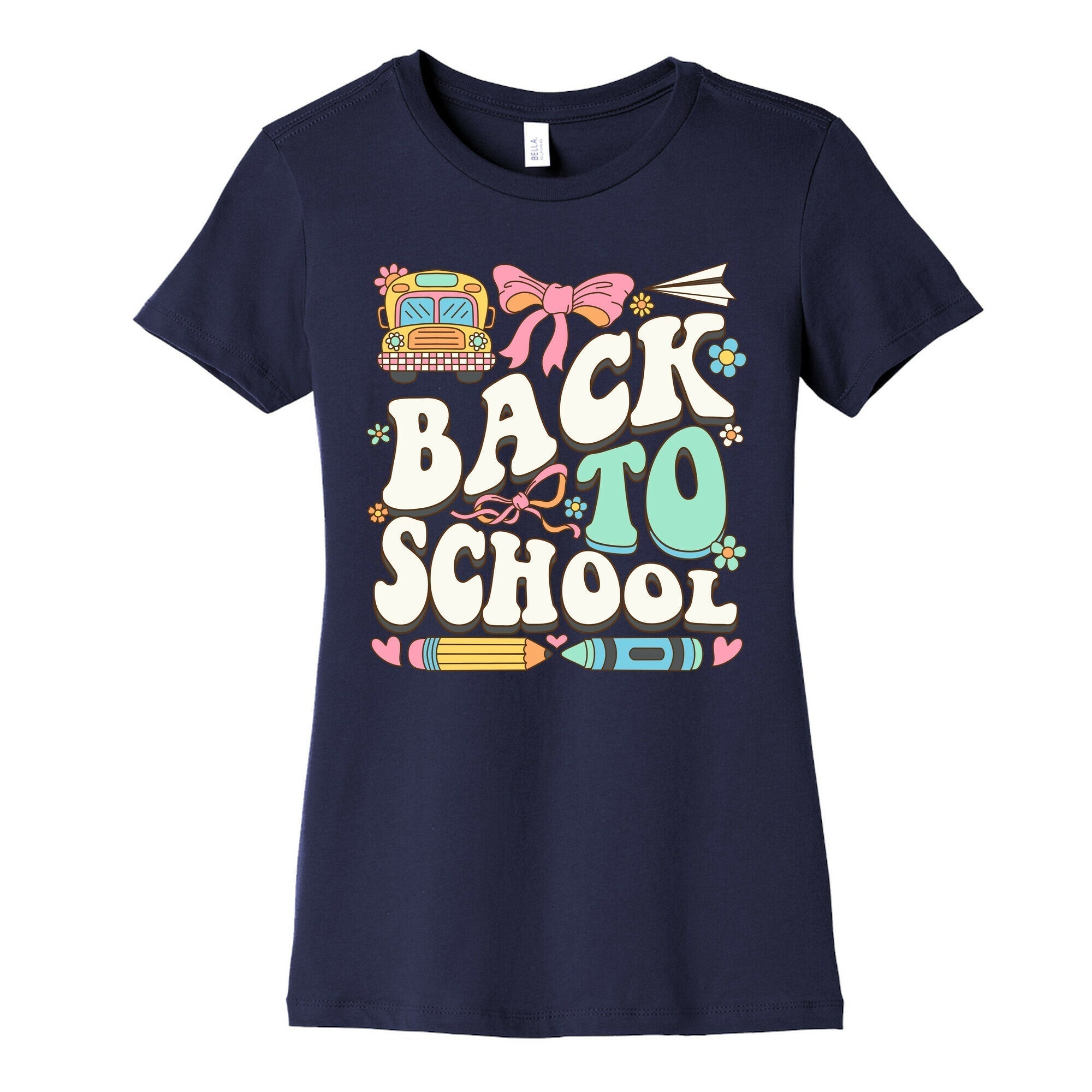 Back To School Womens Cotton Tee Style001 Hoodie, Sweatshirt | CoreVibeTees.com (Image 5)