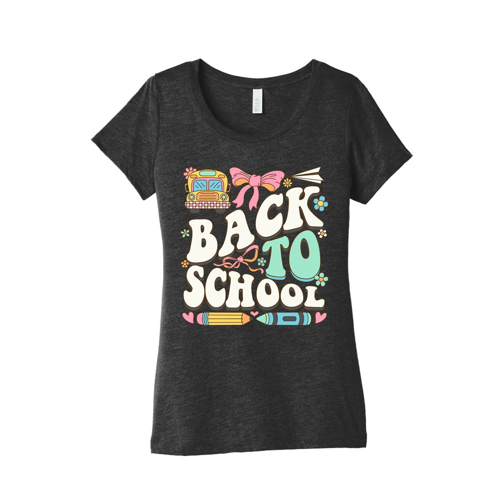 Back To School Womens Triblend Tee Style001 Hoodie, Sweatshirt | CoreVibeTees.com (Image 2)