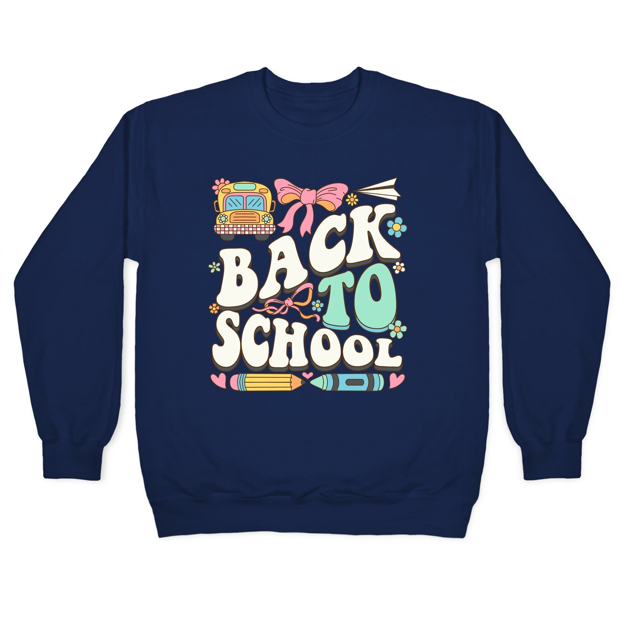Back To School Crewneck Sweatshirt Style001 T-Shirts, Hoodie | CoreVibeTees.com (Image 4)