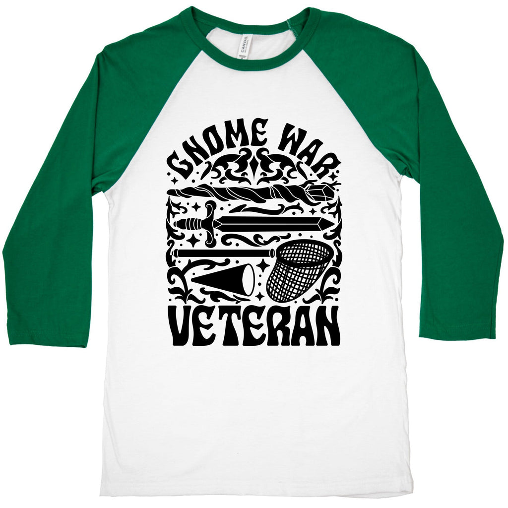 Gnome War Veteran Baseball Tee Hoodie, Sweatshirt | CoreVibeTees.com (Image 1)