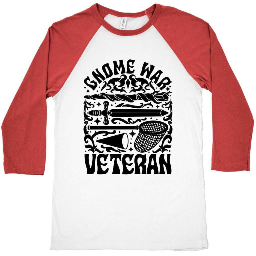 Gnome War Veteran Baseball Tee Hoodie, Sweatshirt | CoreVibeTees.com (Image 2)
