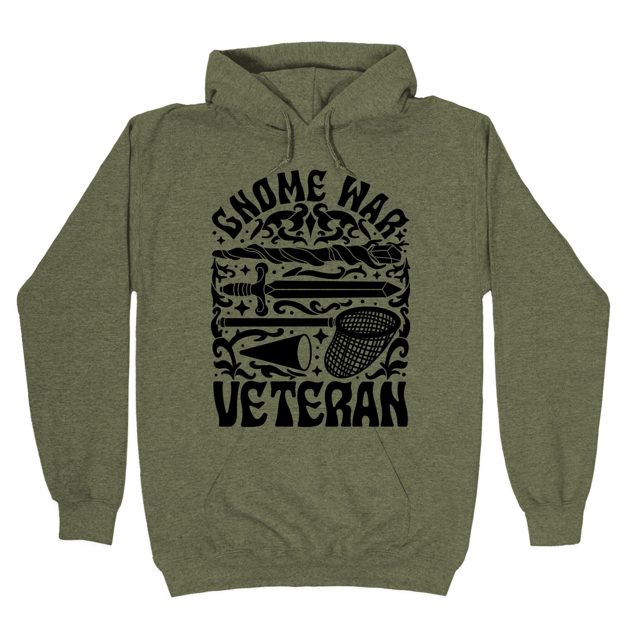Gnome War Veteran Hoodie T-Shirts, Sweatshirt | CoreVibeTees.com (Image 4)