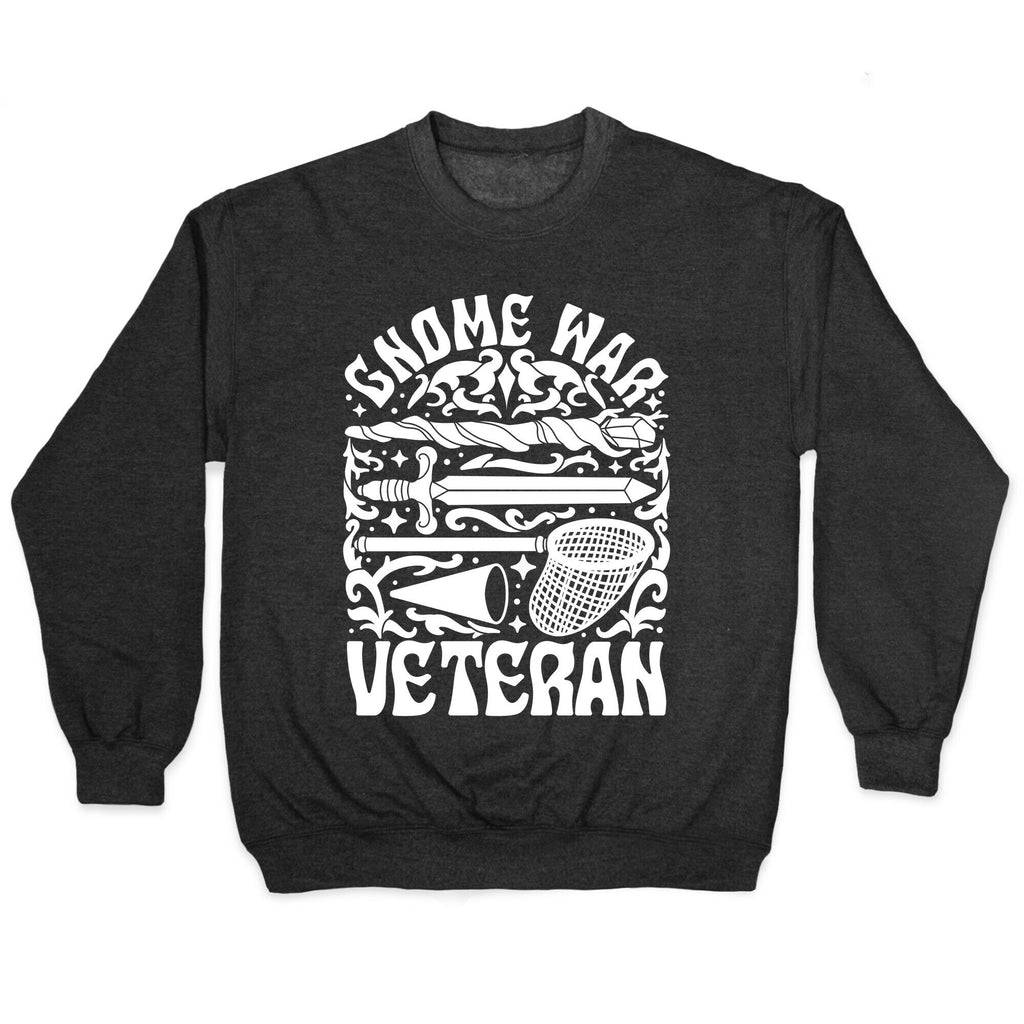 Gnome War Veteran Crewneck Sweatshirt Style001 T-Shirts, Hoodie | CoreVibeTees.com (Image 1)