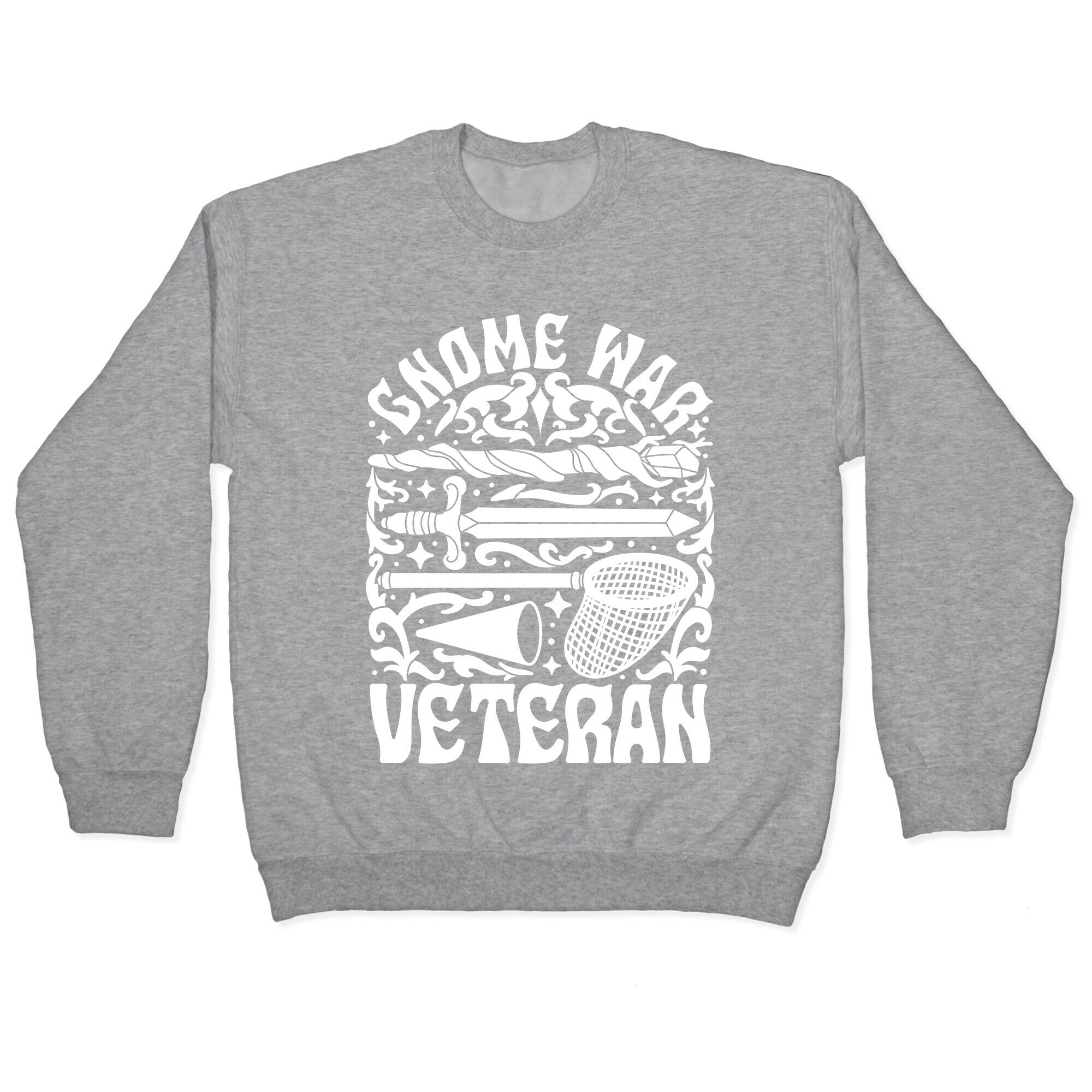 Gnome War Veteran Crewneck Sweatshirt Style001 T-Shirts, Hoodie | CoreVibeTees.com (Image 2)