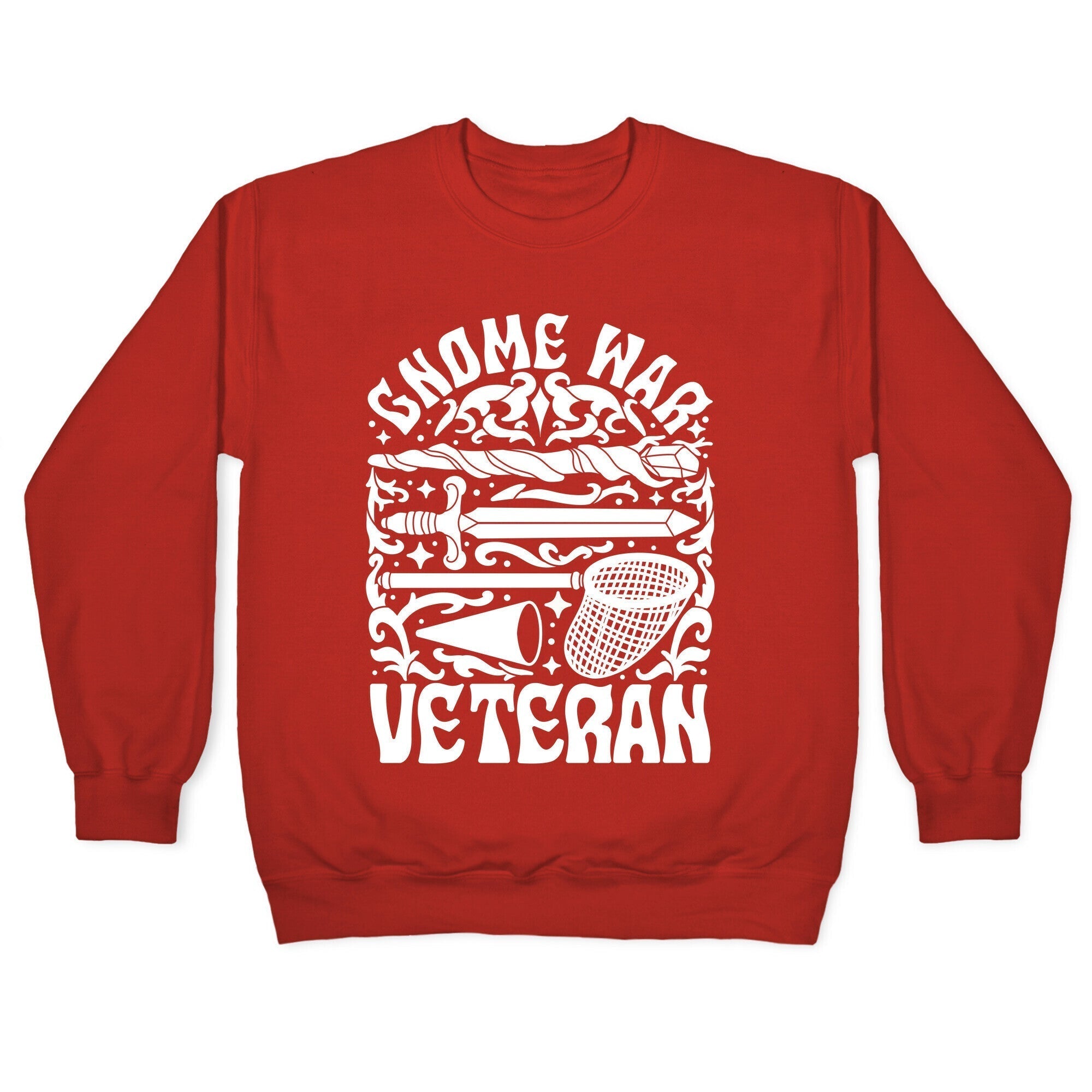Gnome War Veteran Crewneck Sweatshirt Style001 T-Shirts, Hoodie | CoreVibeTees.com (Image 5)