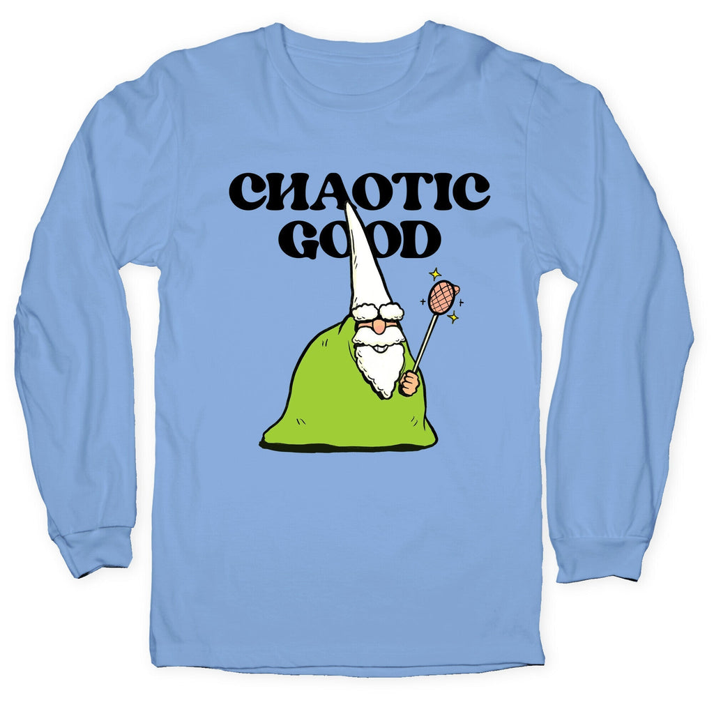Chaotic Good Gnome Longsleeve Tee Hoodie, Sweatshirt | CoreVibeTees.com (Image 1)