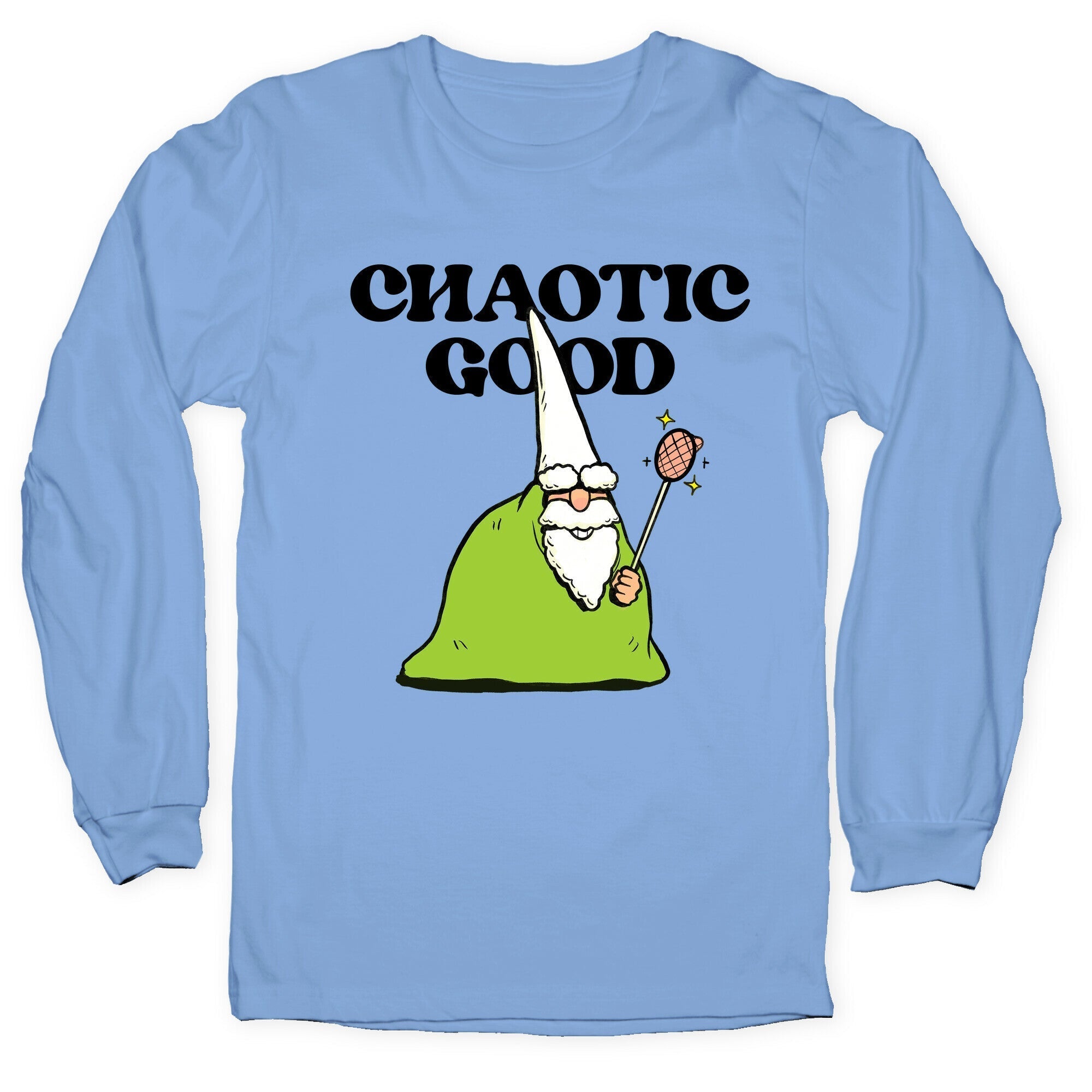 Chaotic Good Gnome Longsleeve Tee Hoodie, Sweatshirt | CoreVibeTees.com (Image 1)