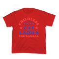Childless Cat Ladies for Kamala Kids Tee Hoodie, Sweatshirt | CoreVibeTees.com (Image 1)