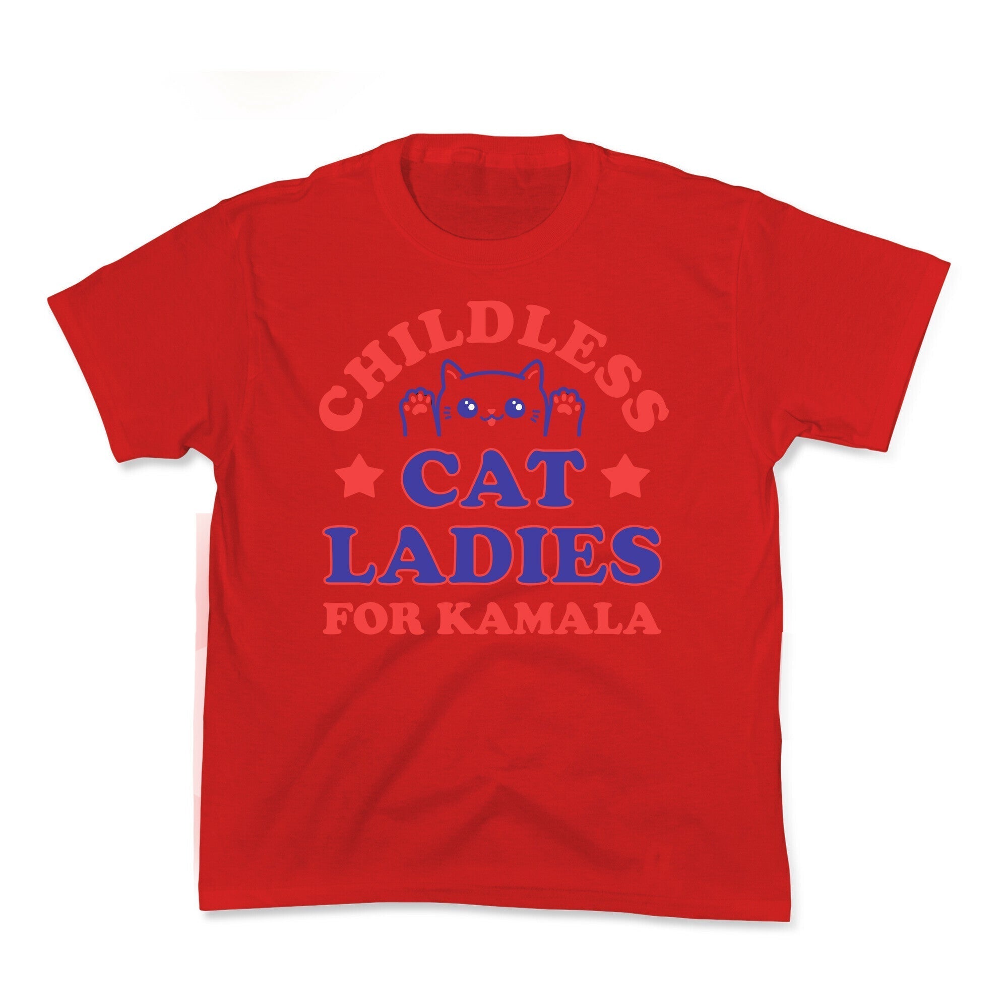 Childless Cat Ladies for Kamala Kids Tee Hoodie, Sweatshirt | CoreVibeTees.com (Image 1)