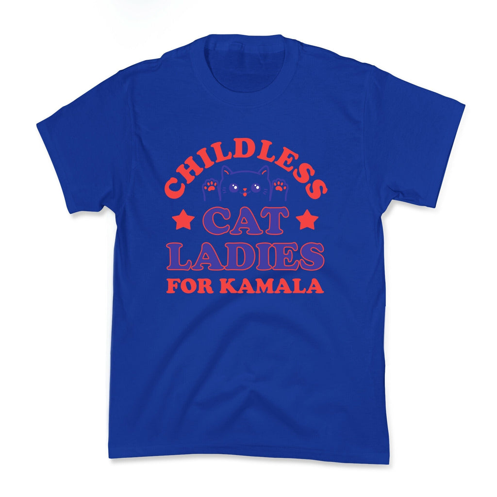 Childless Cat Ladies for Kamala Kids Tee Hoodie, Sweatshirt | CoreVibeTees.com (Image 2)