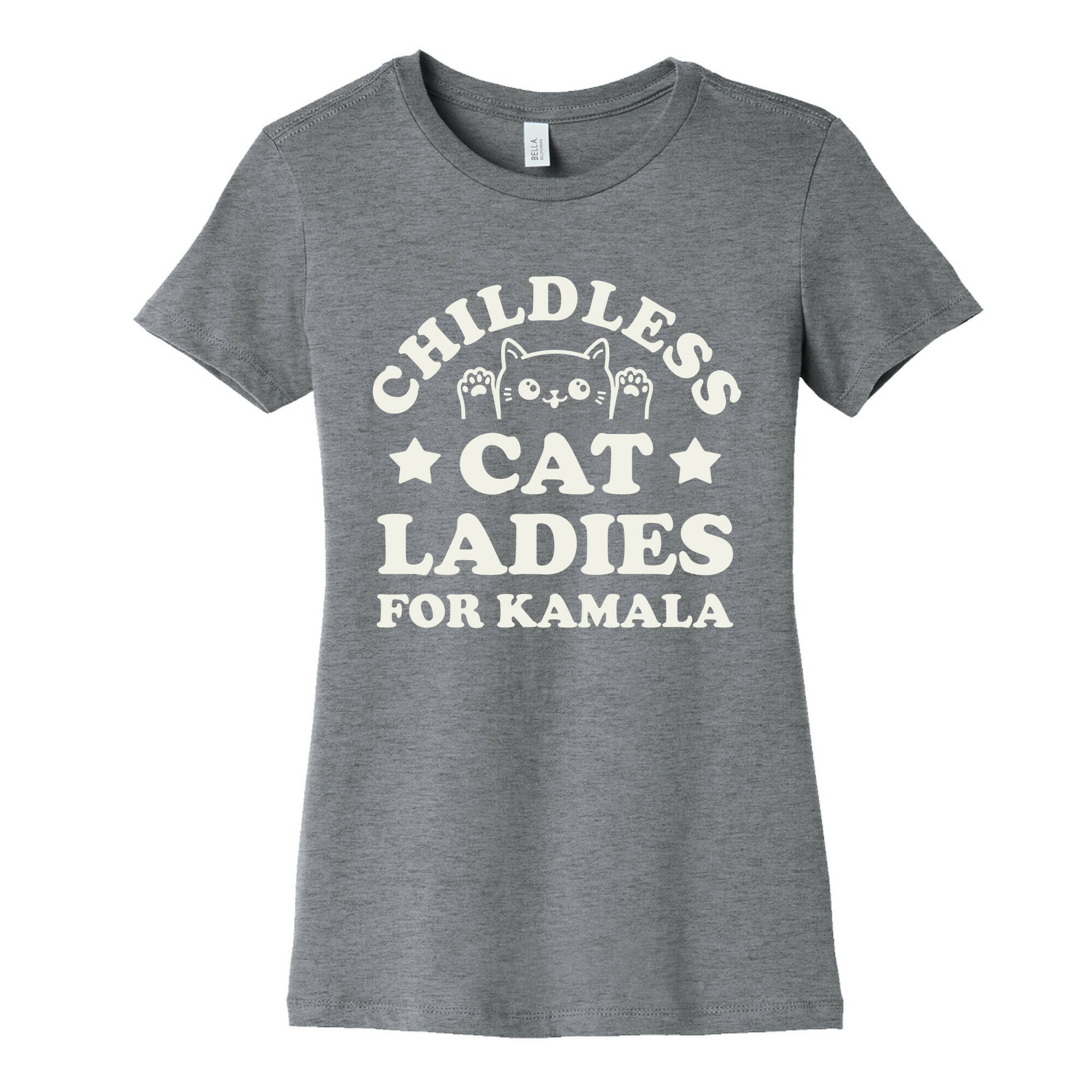 Childless Cat Ladies for Kamala Womens Cotton Tee Style001 Hoodie, Sweatshirt | CoreVibeTees.com (Image 1)