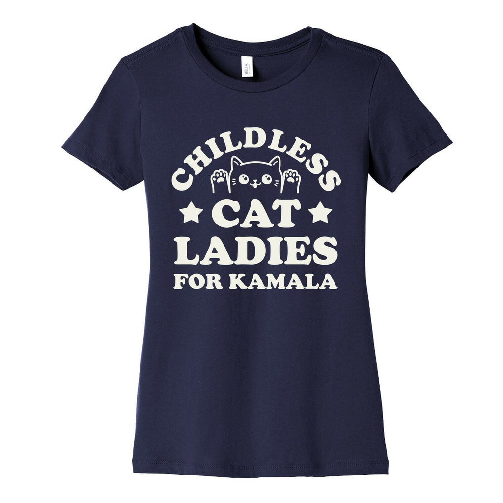 Childless Cat Ladies for Kamala Womens Cotton Tee Style001 Hoodie, Sweatshirt | CoreVibeTees.com (Image 5)